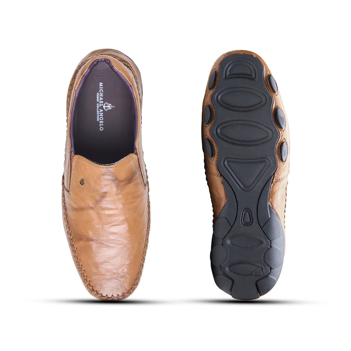 Alessio Leather Formals Tan