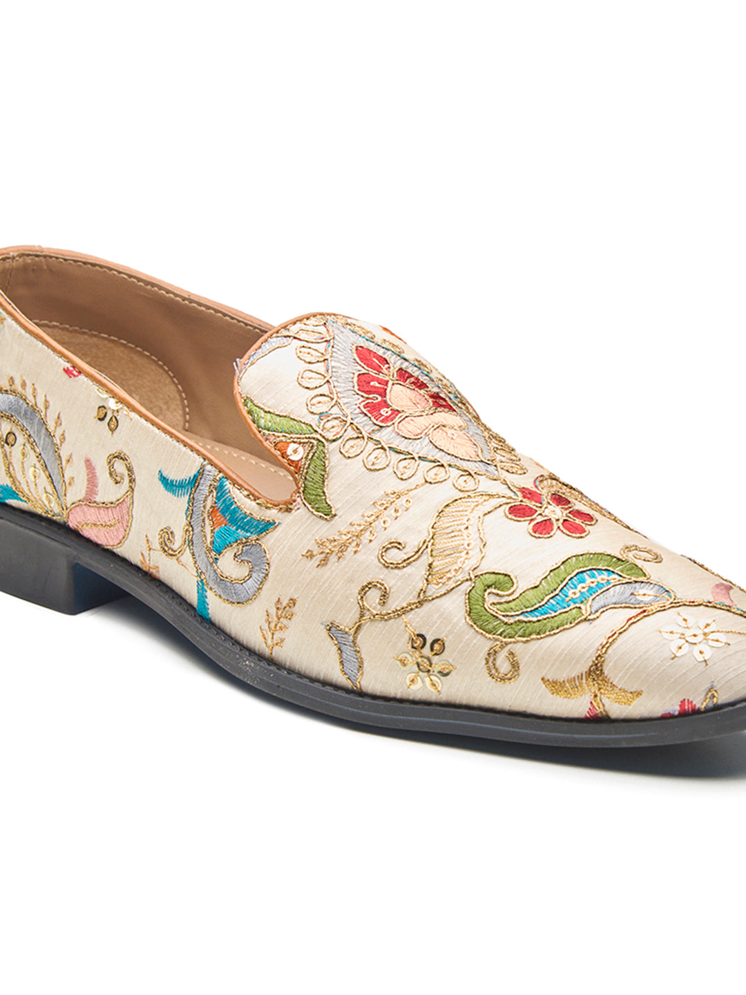 Genoa Ethnic Slip Ons Multicolor