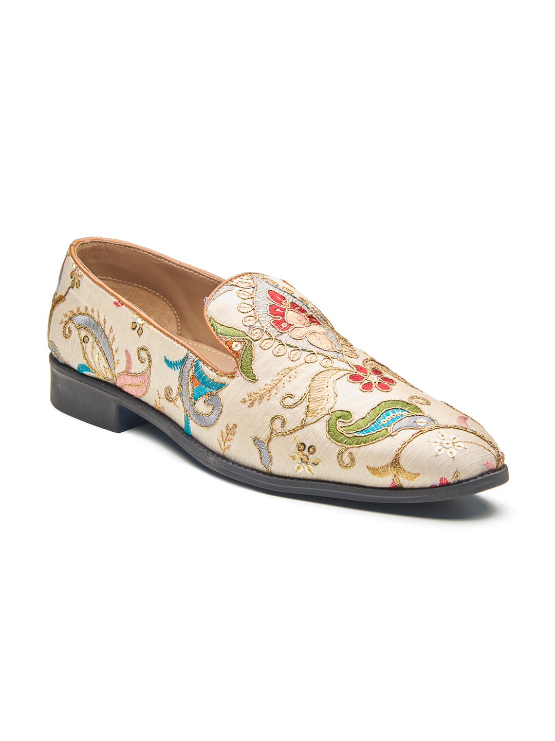 Genoa Ethnic Slip Ons Multicolor