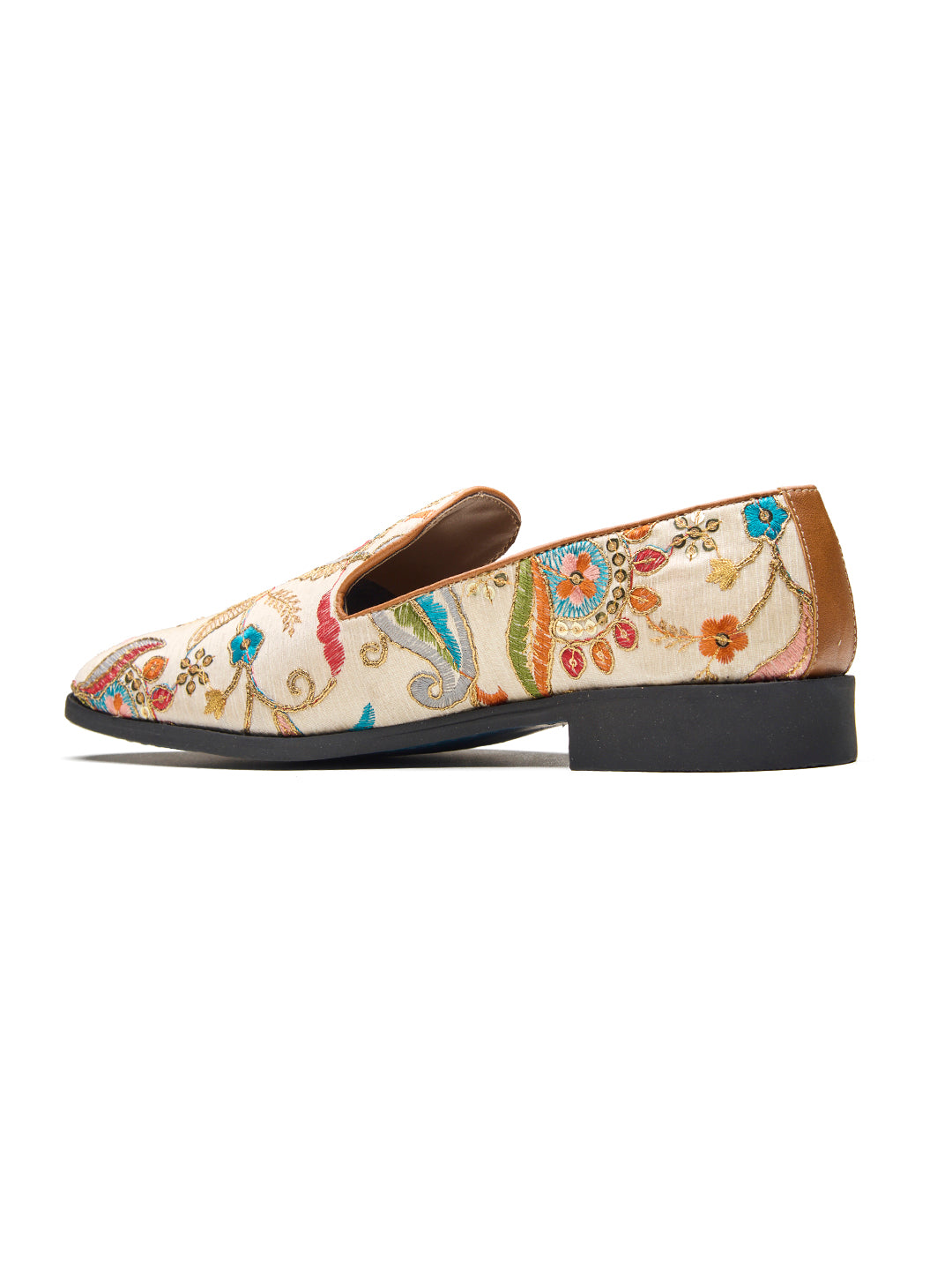 Genoa Ethnic Slip Ons Multicolor