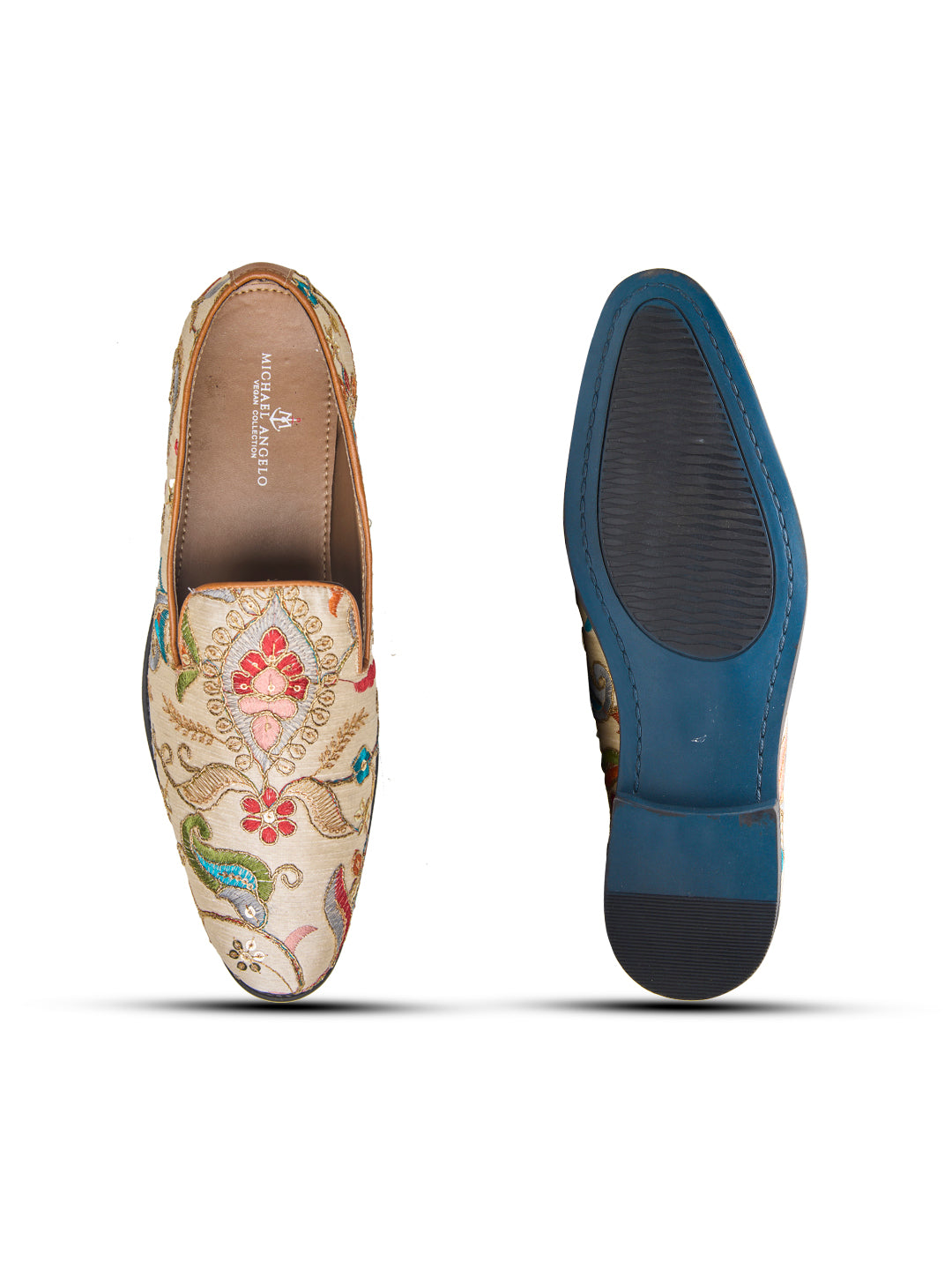 Genoa Ethnic Slip Ons Multicolor