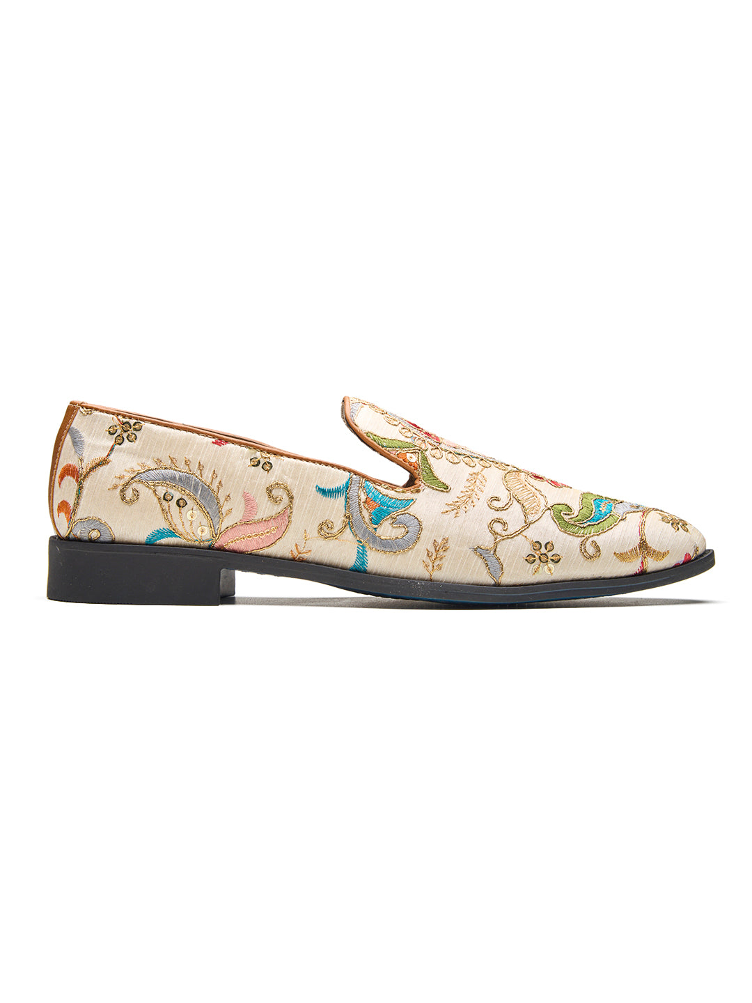Genoa Ethnic Slip Ons Multicolor