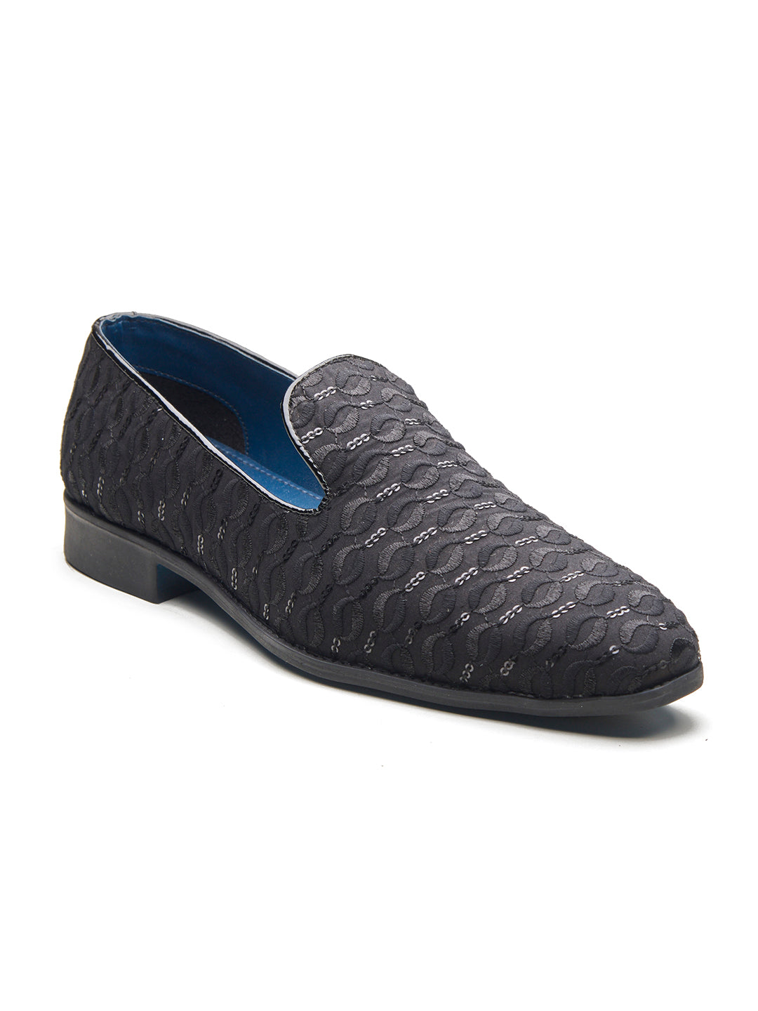 Isernia Ethnic Slip Ons Black