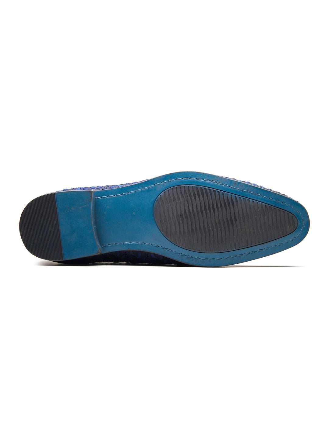 Isernia Ethnic Slip Ons Navy