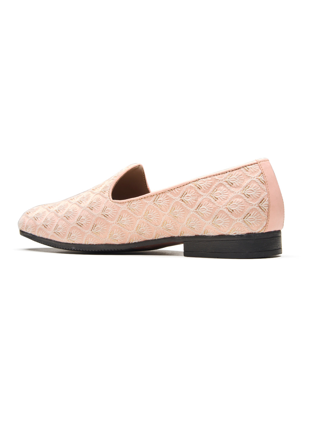 Oristano Ethnic Slip Ons Pink