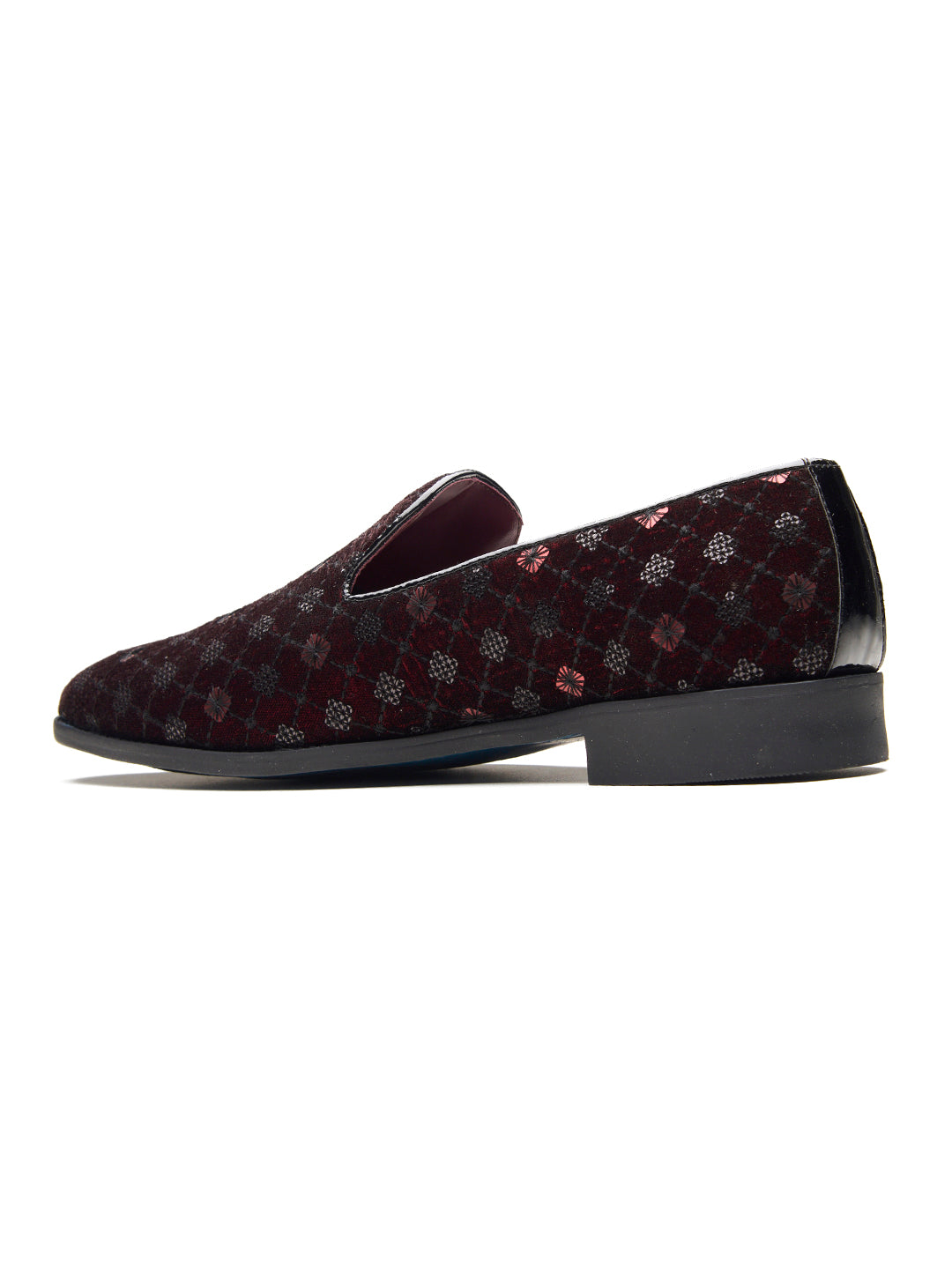 Parma Ethnic Slip Ons Cherry