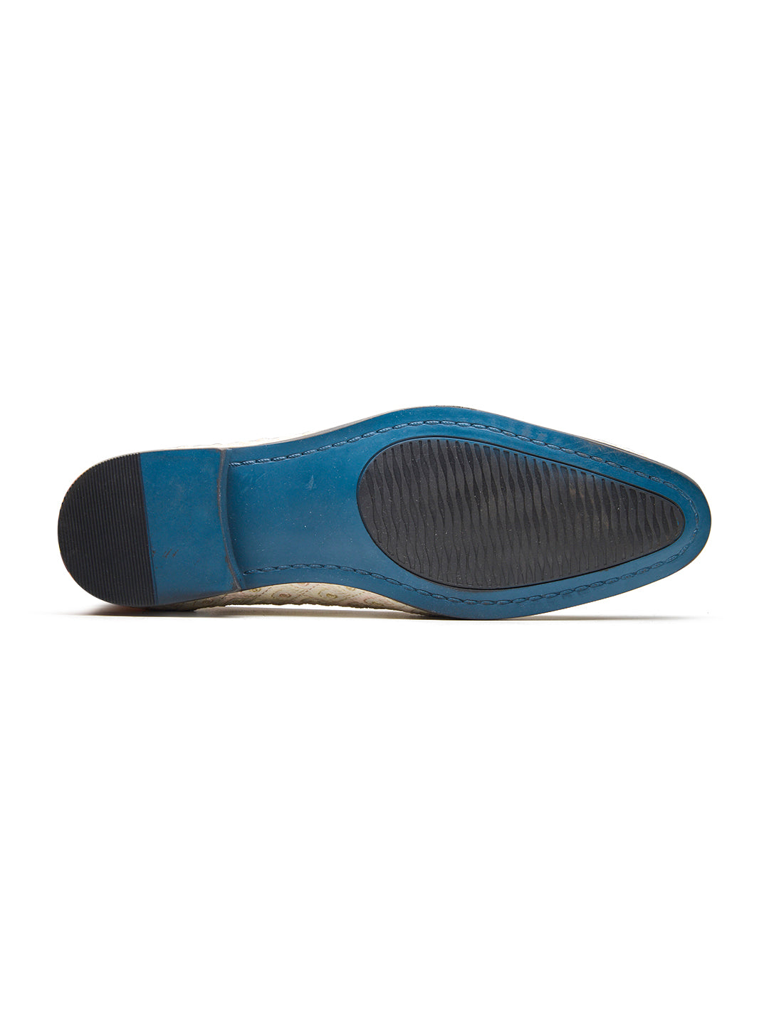 Piceno Ethnic Slip Ons Cream
