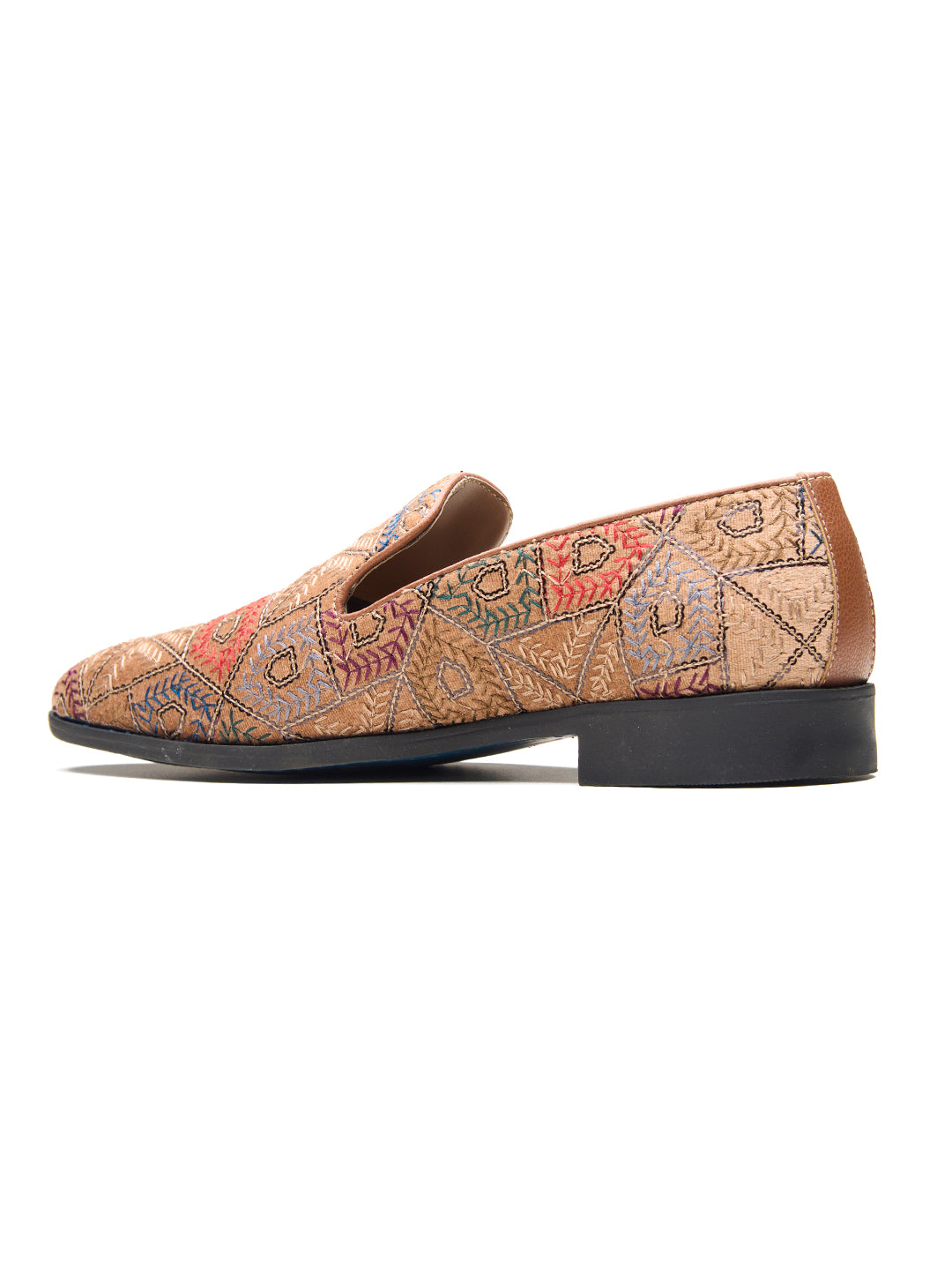 Pordenone Ethnic Slip Ons Multicolor