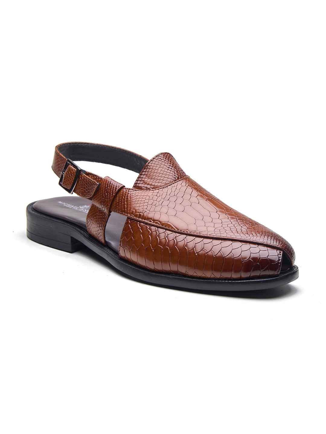 Udine Ethnic Slip Ons Tan
