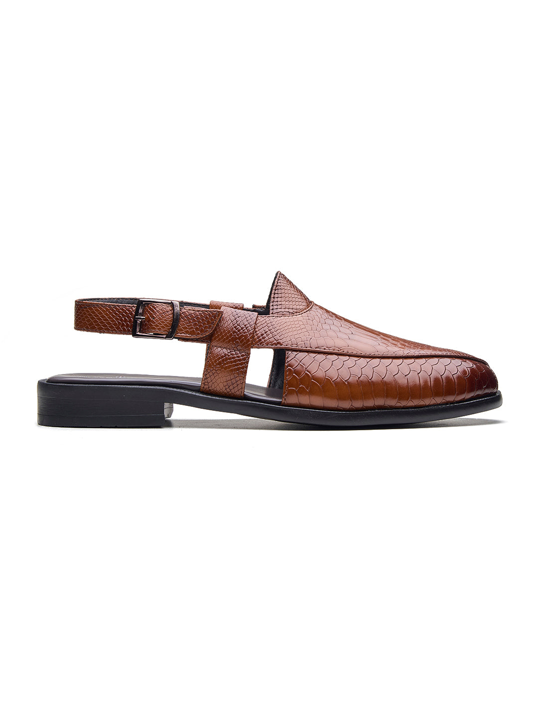 Udine Ethnic Slip Ons Tan