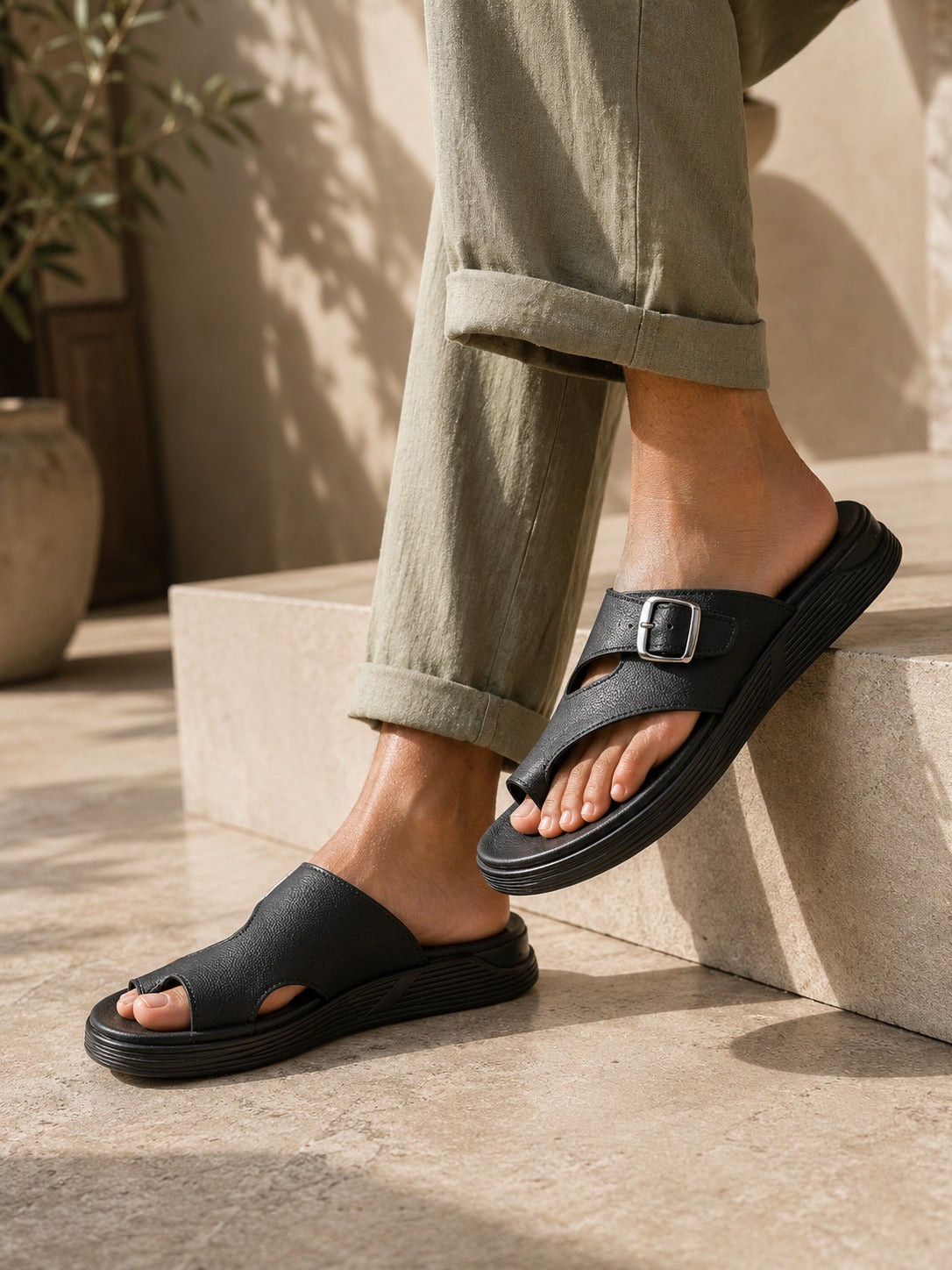 Lecce Sandals Black