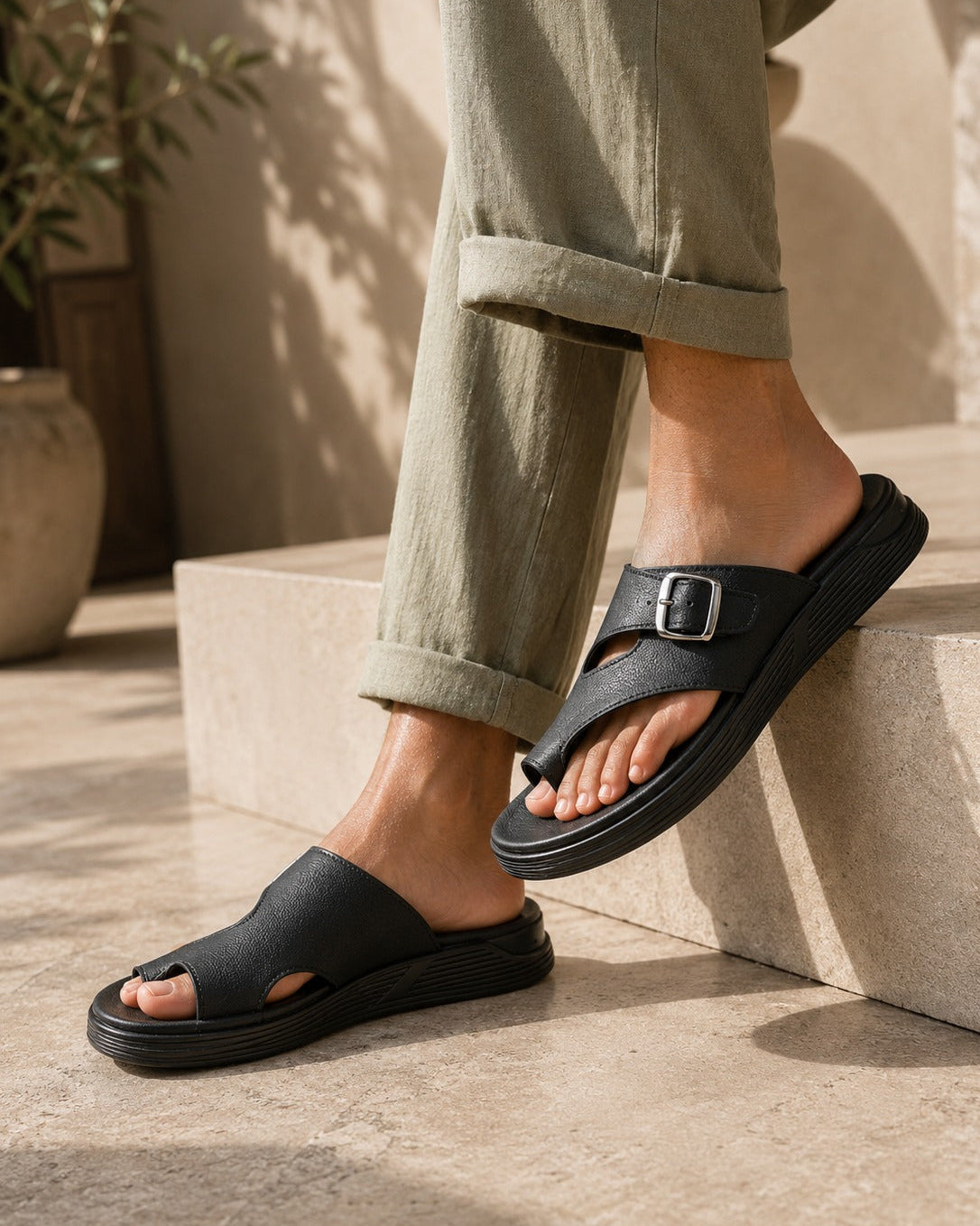 Lecce Sandals Black