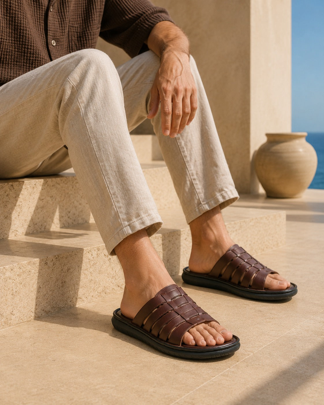 Revmi Sandals Brown