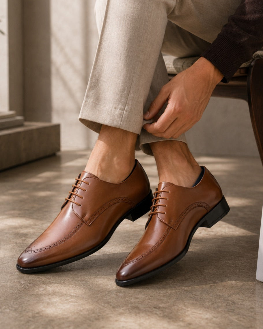 Zelio Fashion Formals Tan