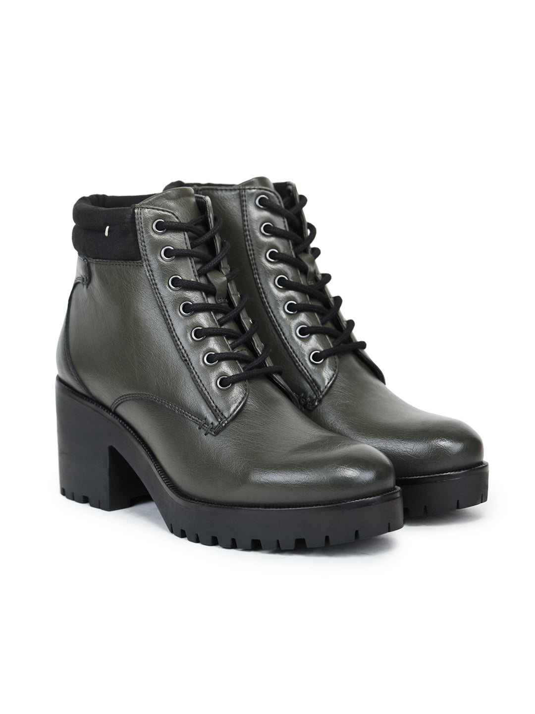 Comiso Ankle Boots Olive