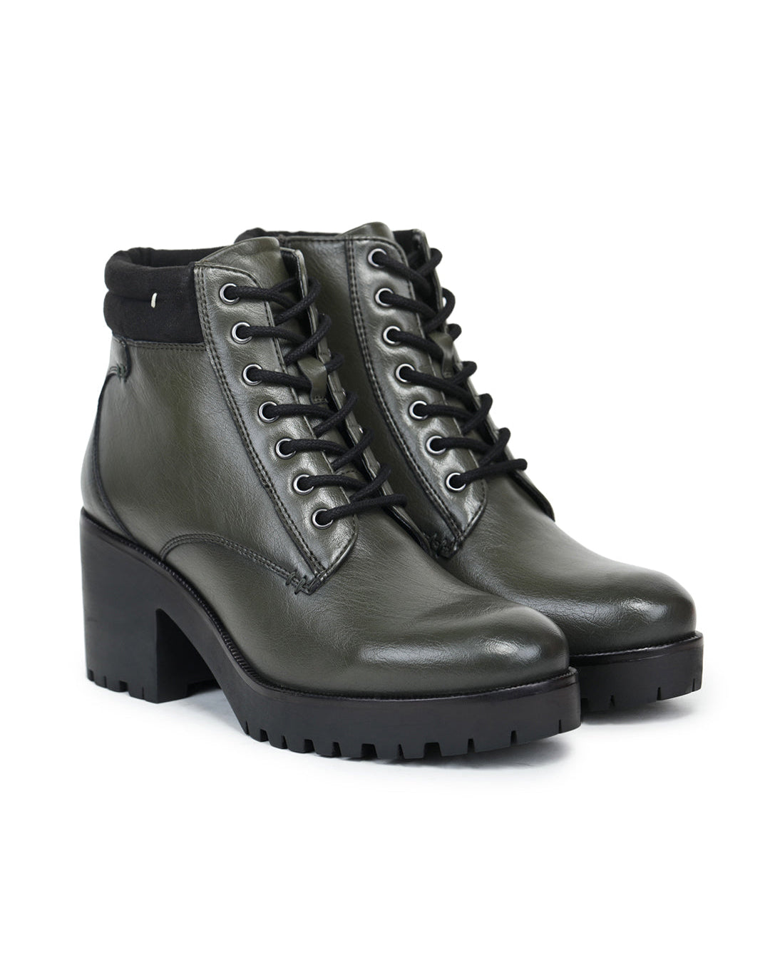 Comiso Ankle Boots Olive