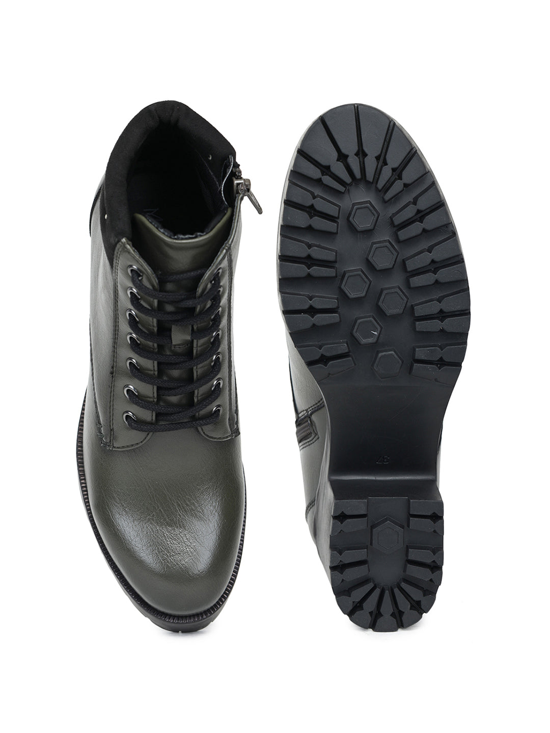 Comiso Ankle Boots Olive