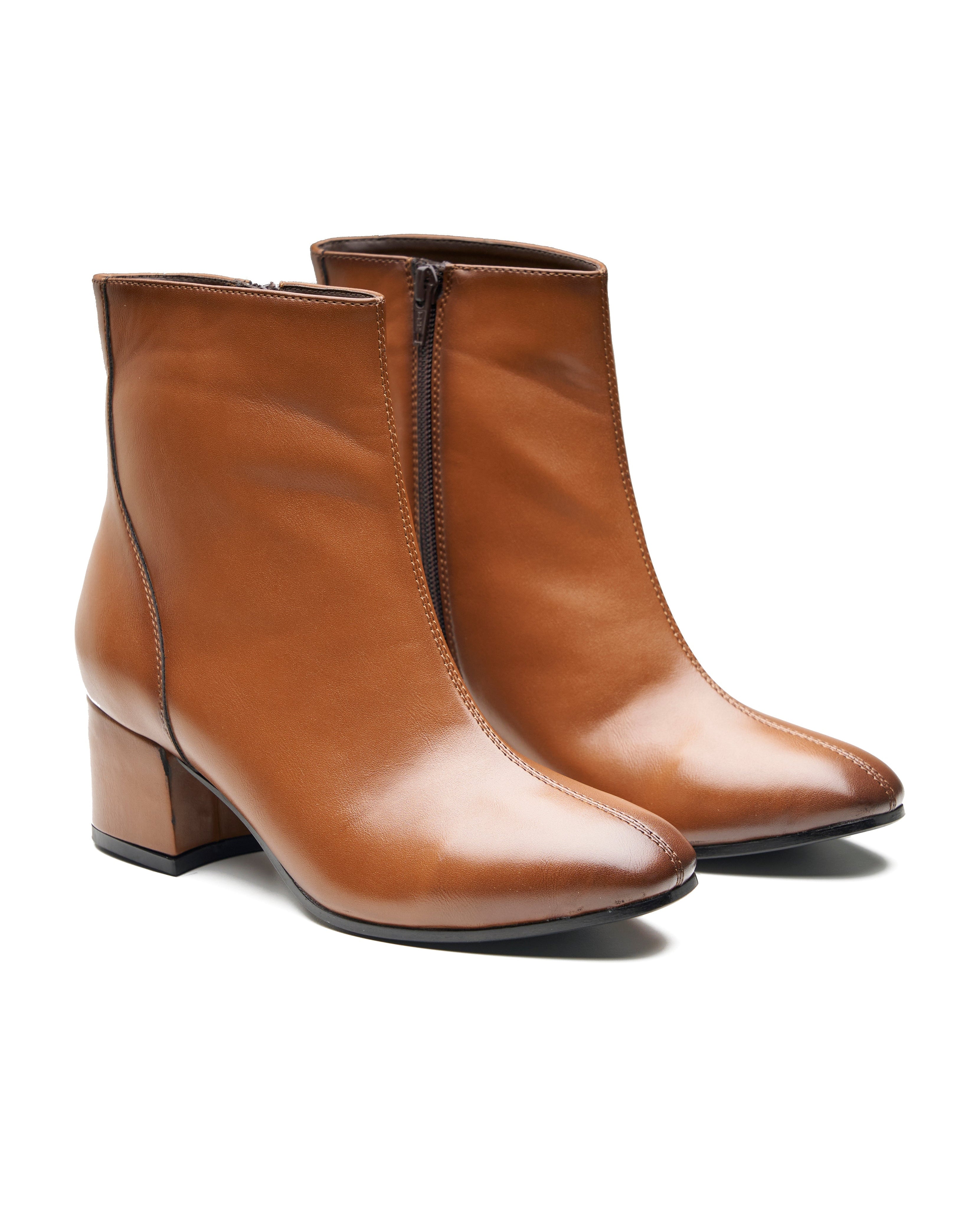 Como Ankle Boots Tan