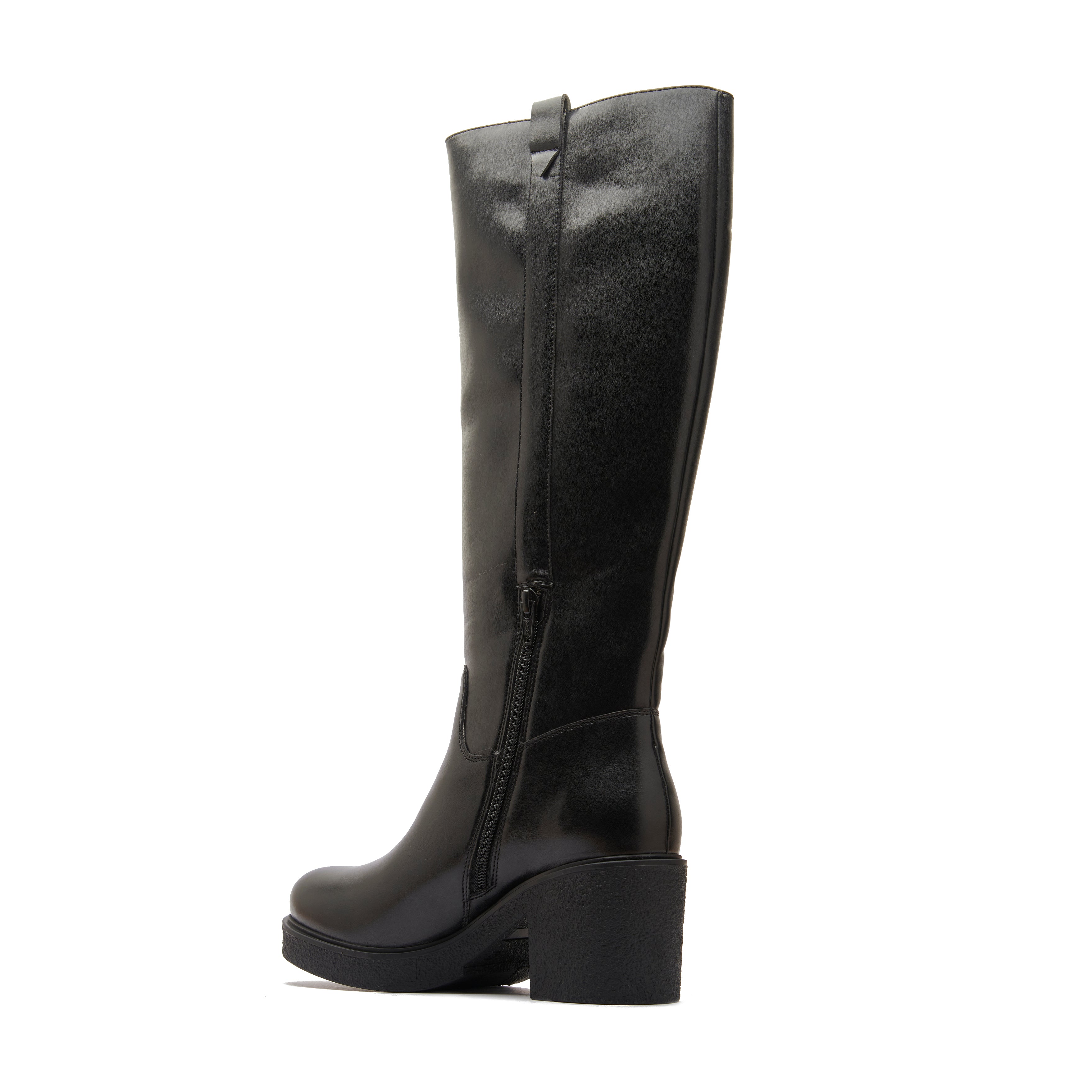 Crema Long Boots Black