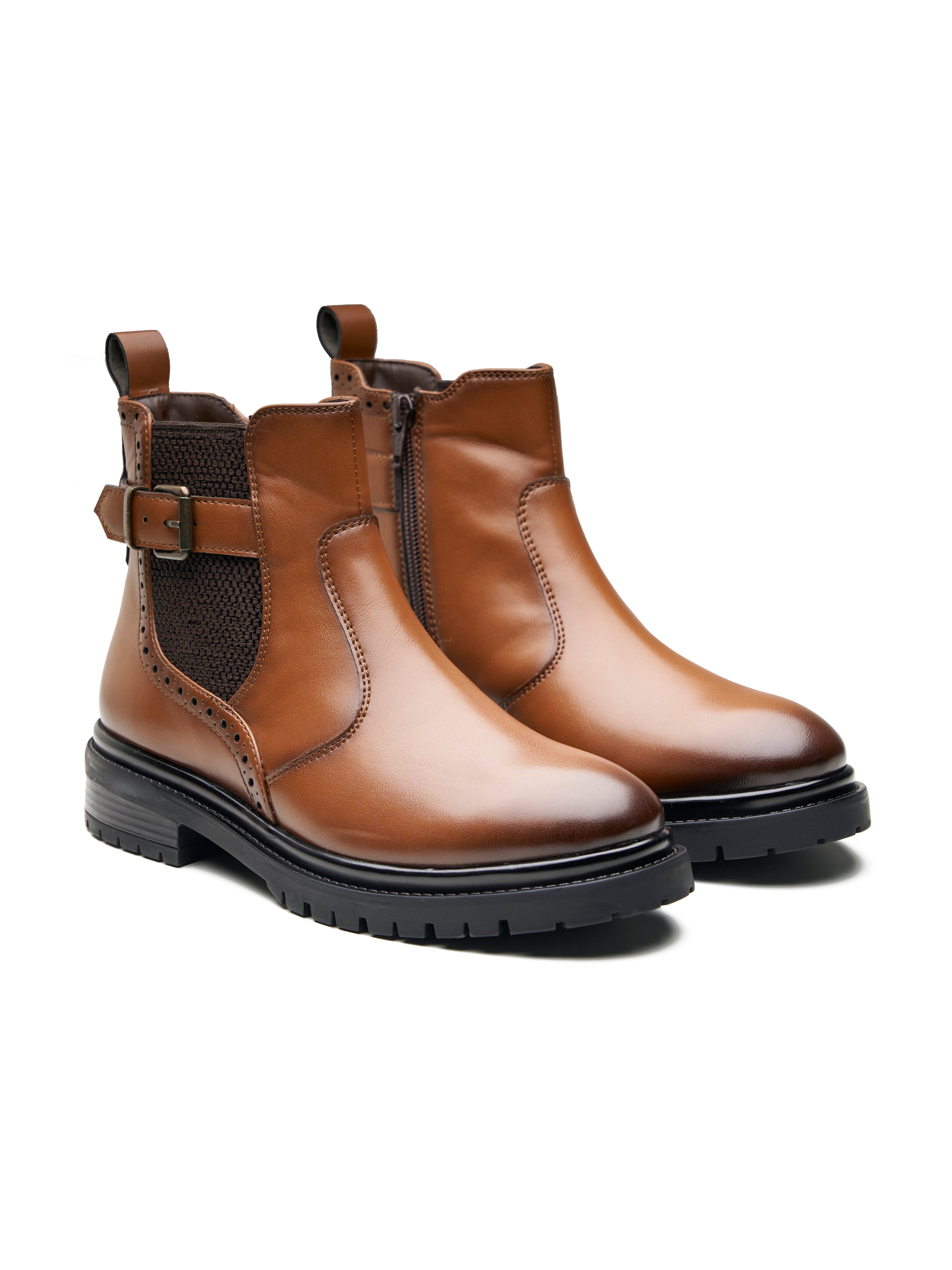 Carrara Ankle Boots Tan