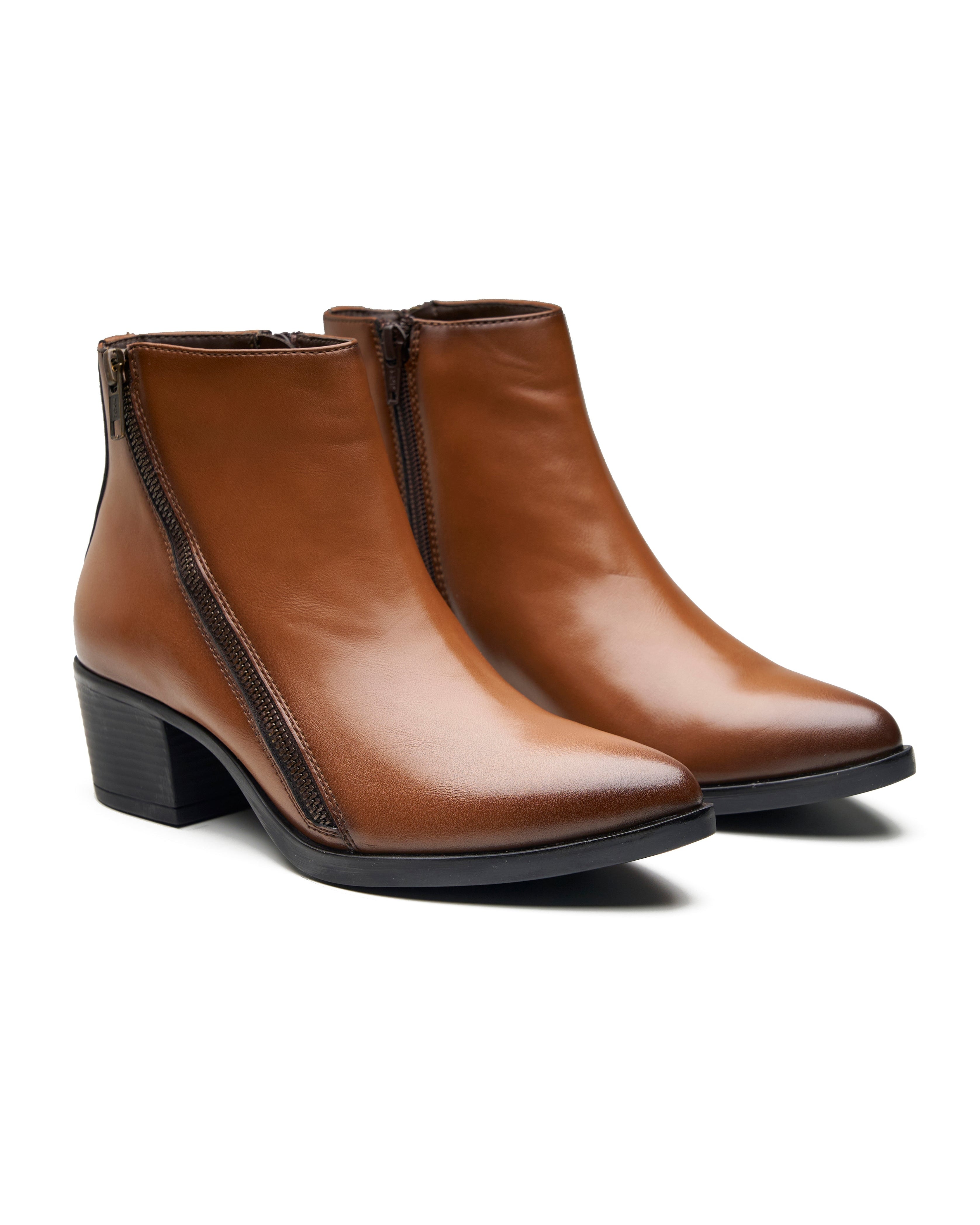 Chieti Ankle Boots Tan