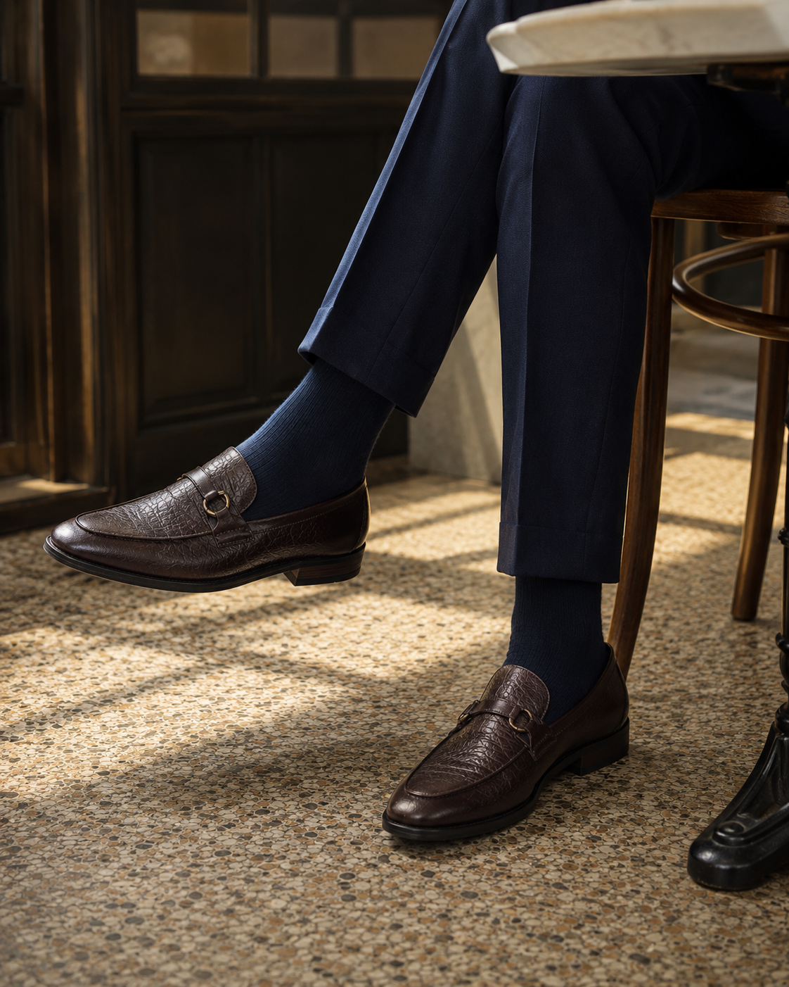 Nunzio Leather Formal Shoes Brown