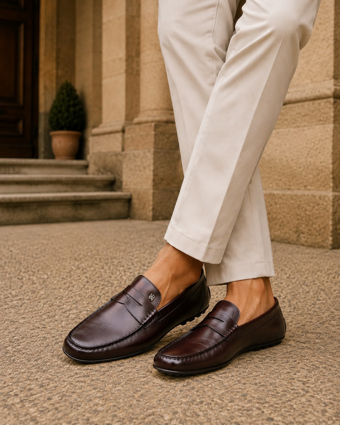 Primo Leather Loafers Brown