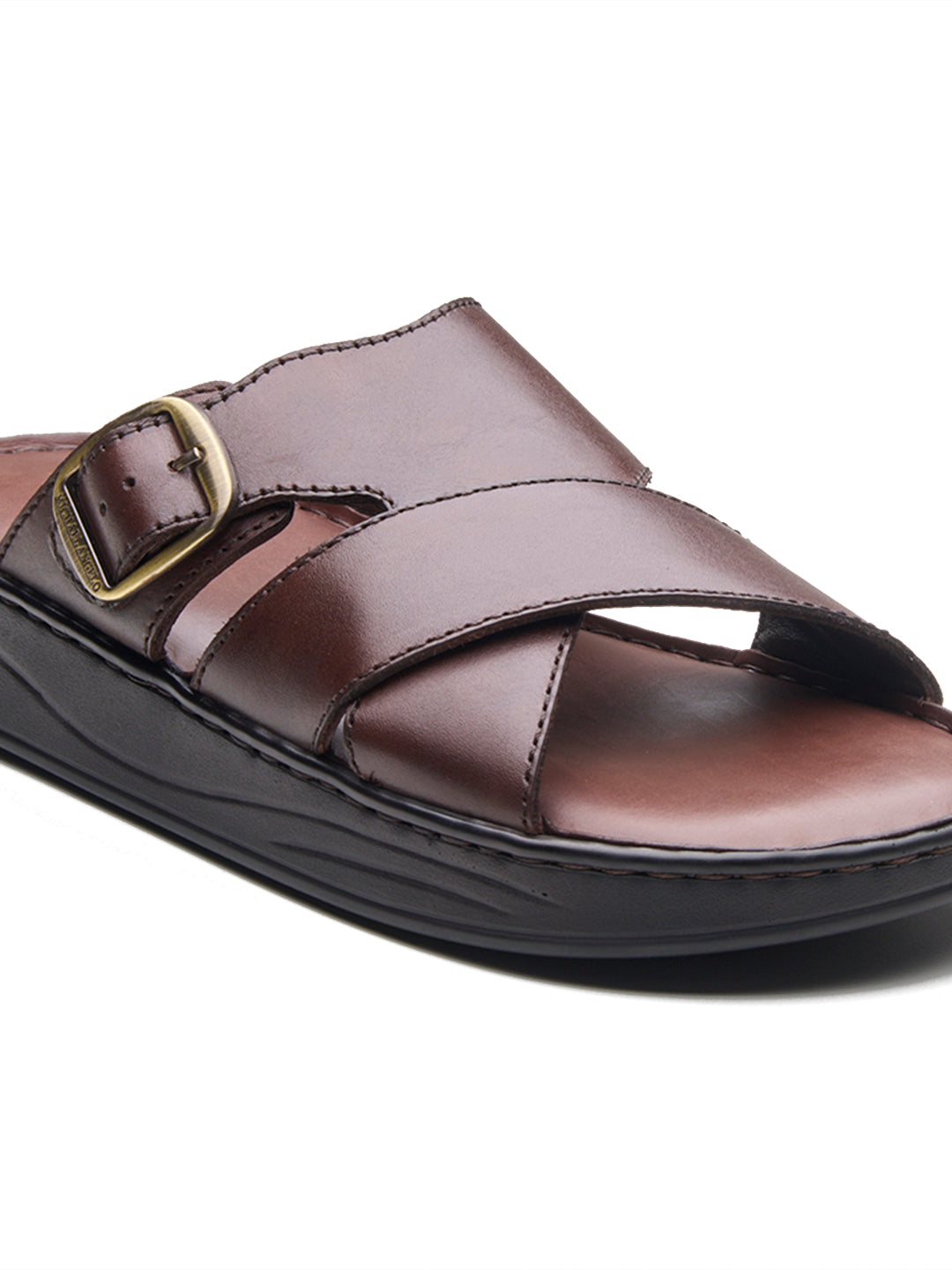 Vasco Leather Sandals Brown