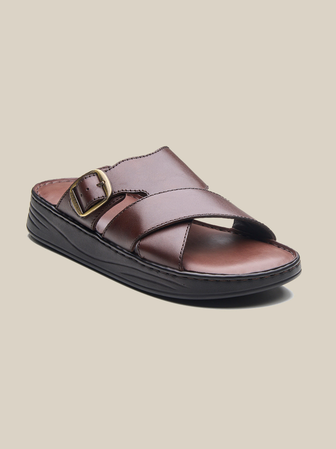 Vasco Leather Sandals Brown