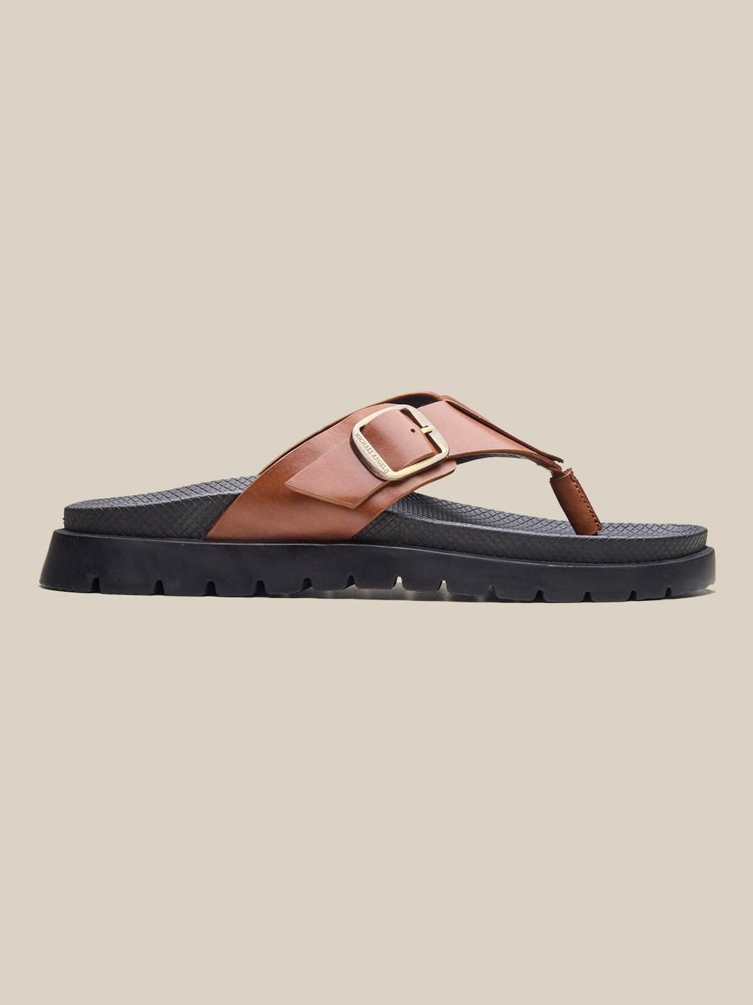 Venturo Leather Sandals Tan