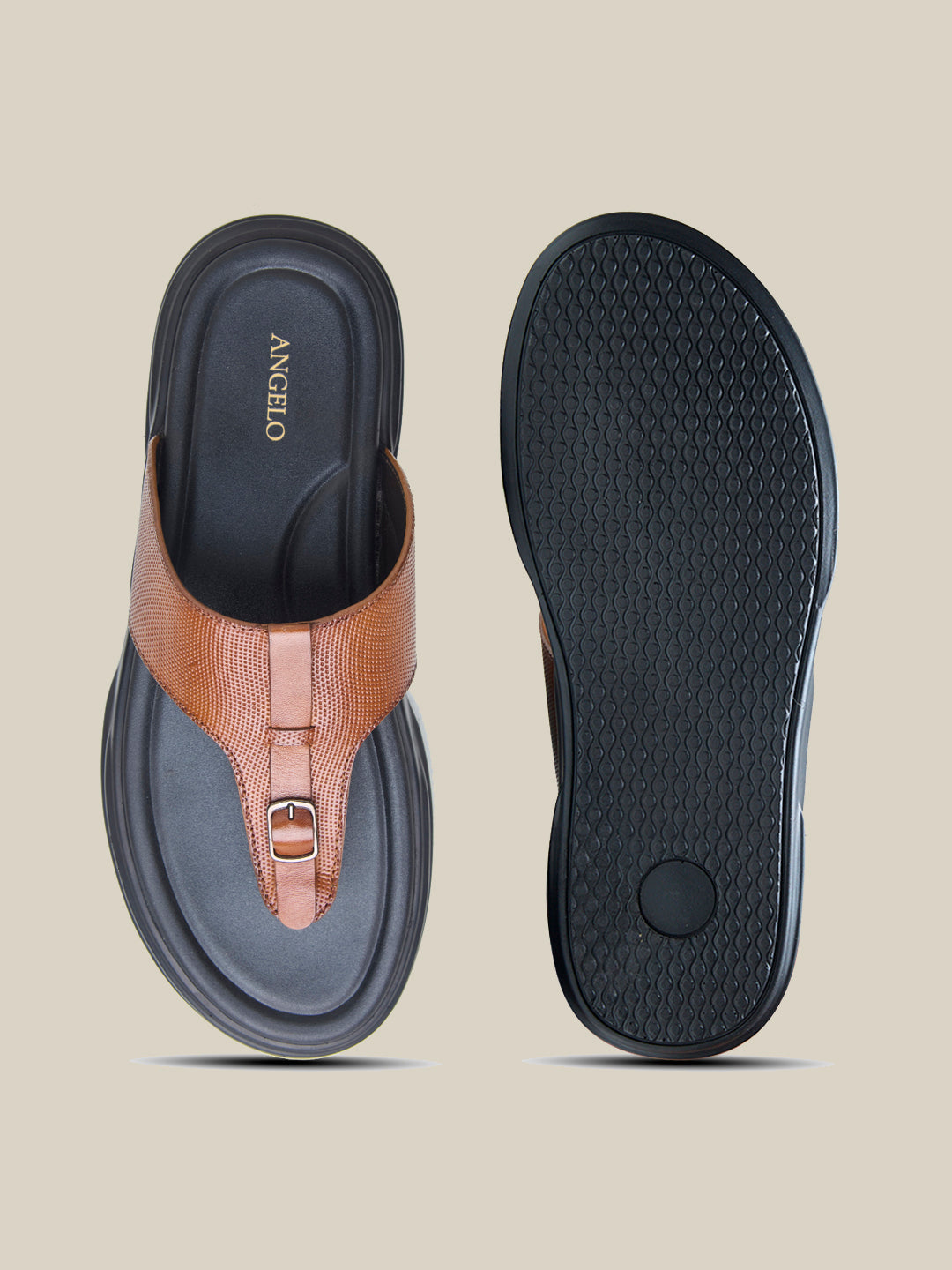 Vidal Leather Sandals Tan