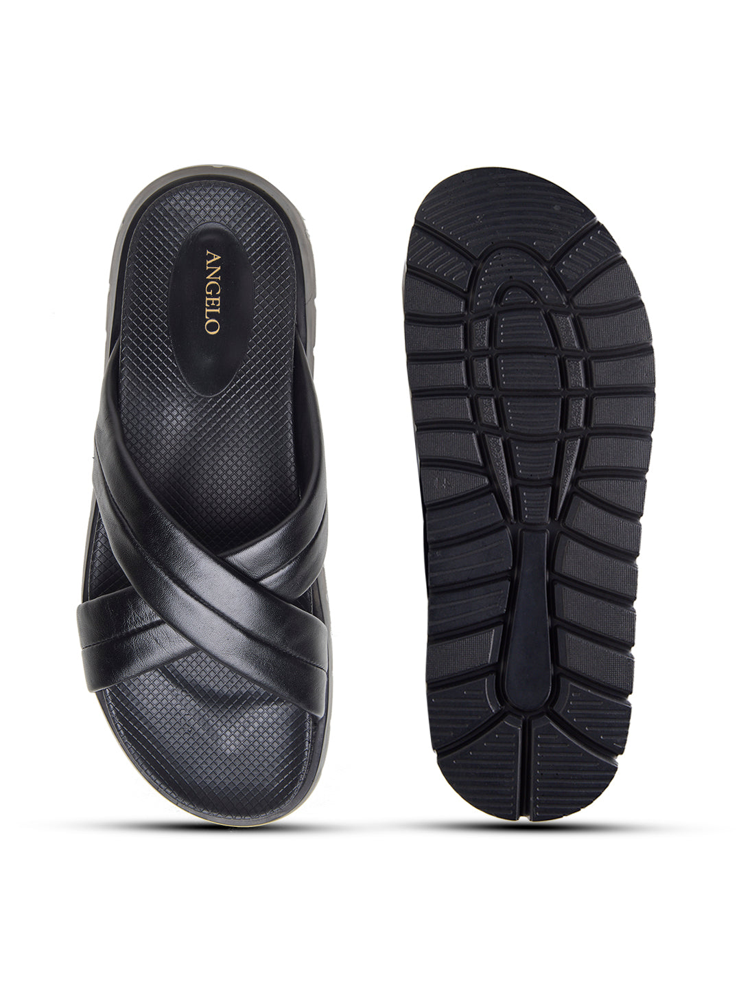 Vieri Leather Sandals Black