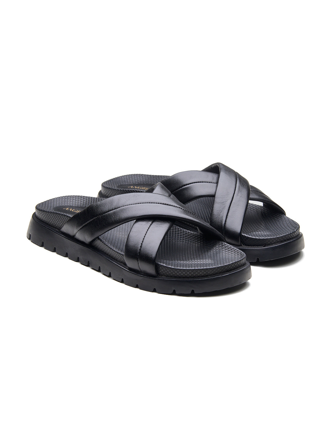 Vieri Leather Sandals Black