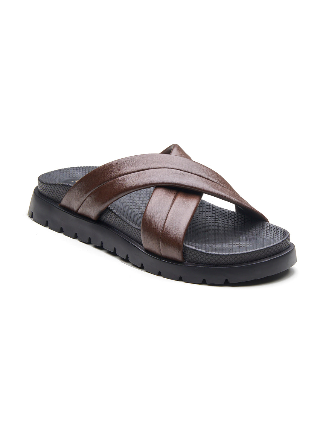 Vieri Leather Sandals Brown