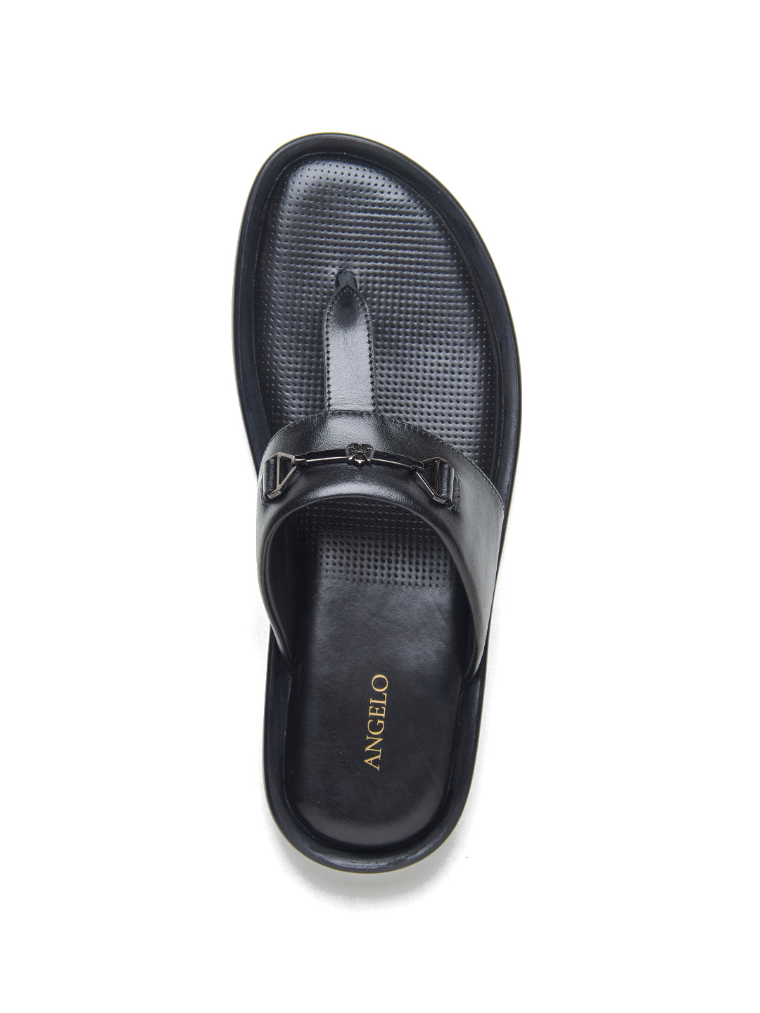 Vinyl Leather Sandals Black
