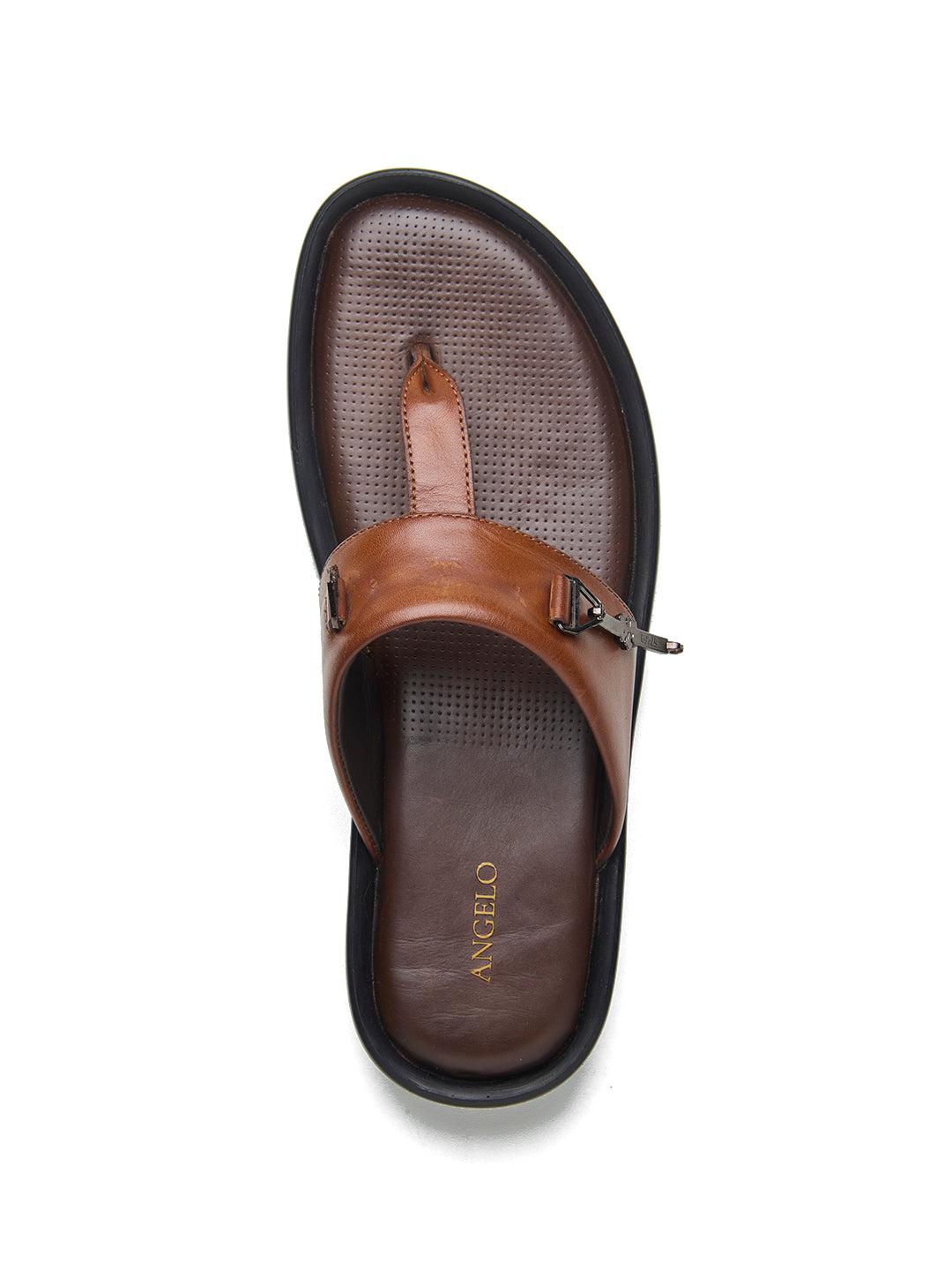 Vinyl Leather Sandals Tan