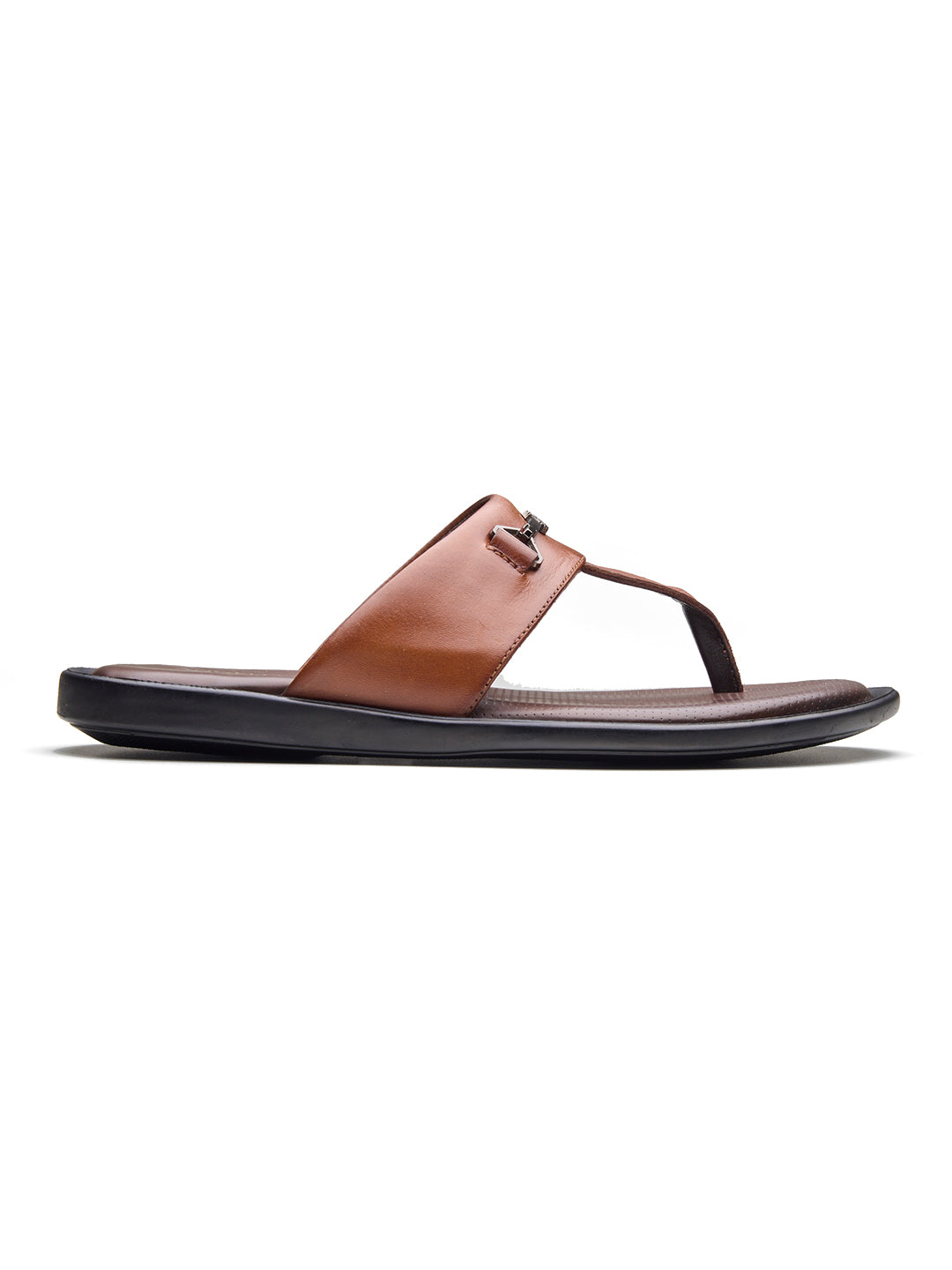 Vinyl Leather Sandals Tan