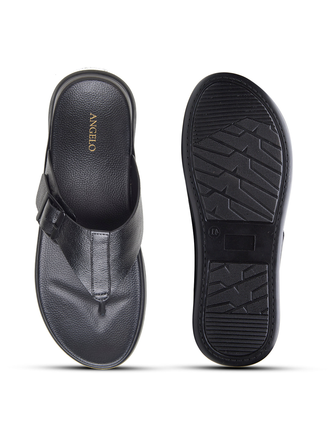Virgil Leather Sandals Black