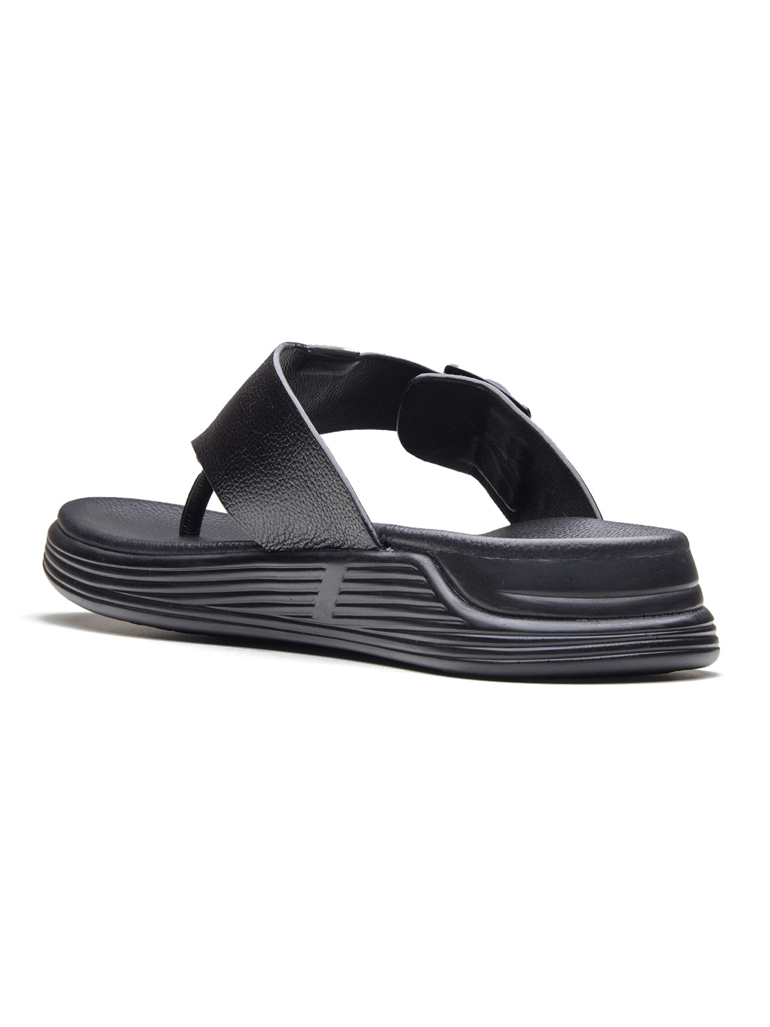 Virgil Leather Sandals Black