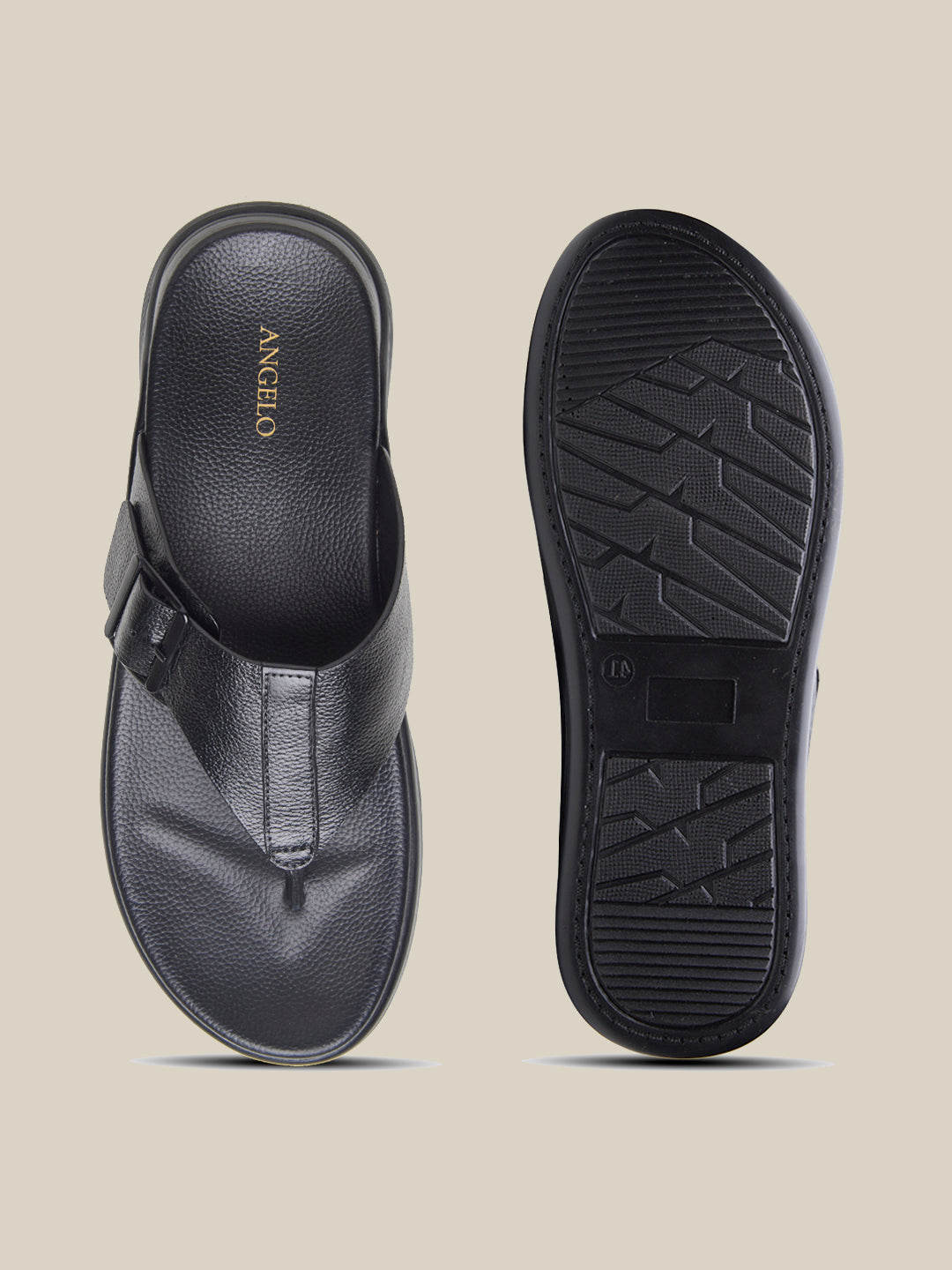Virgil Leather Sandals Black