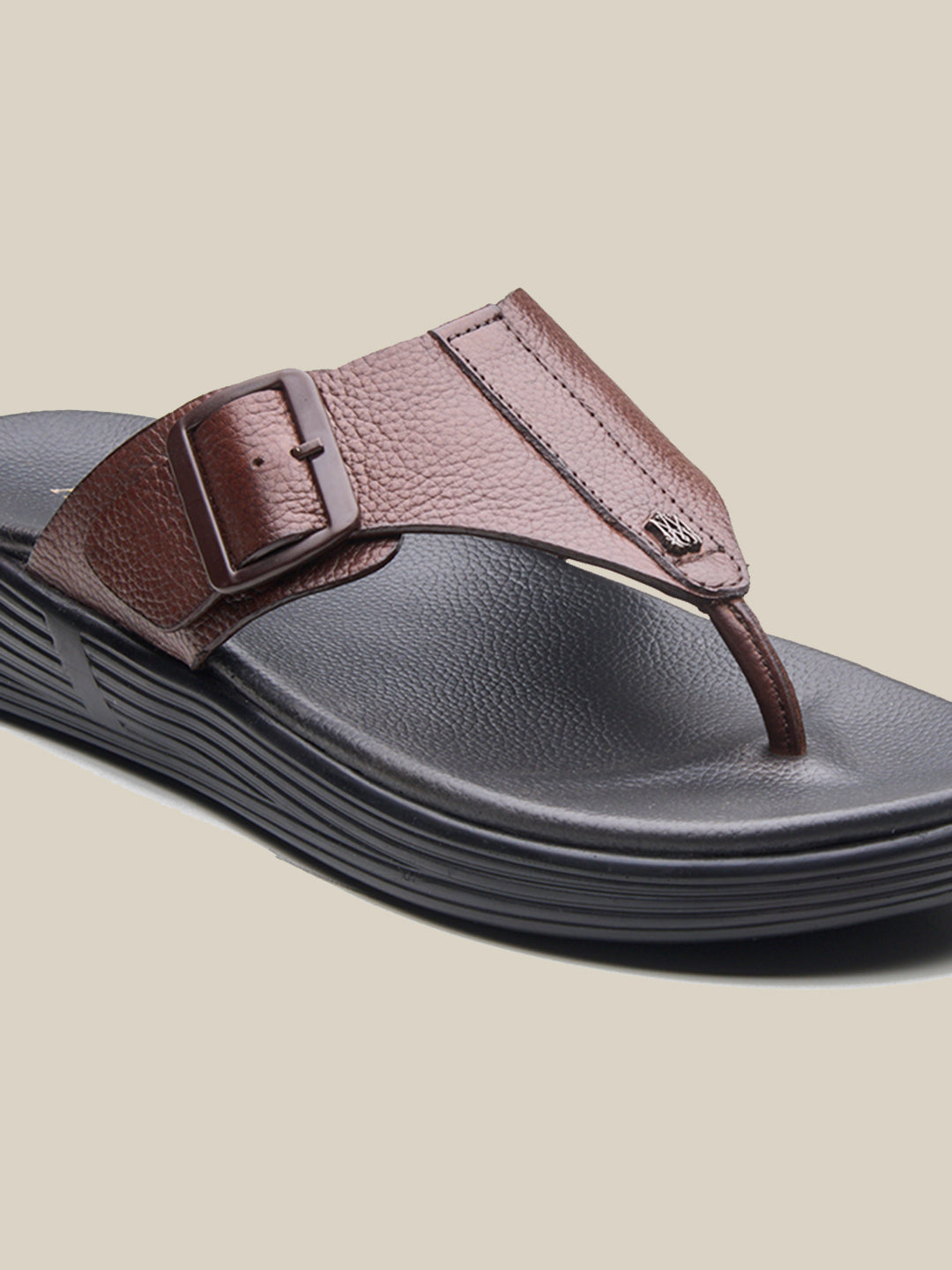 Virgil Leather Sandals Brown