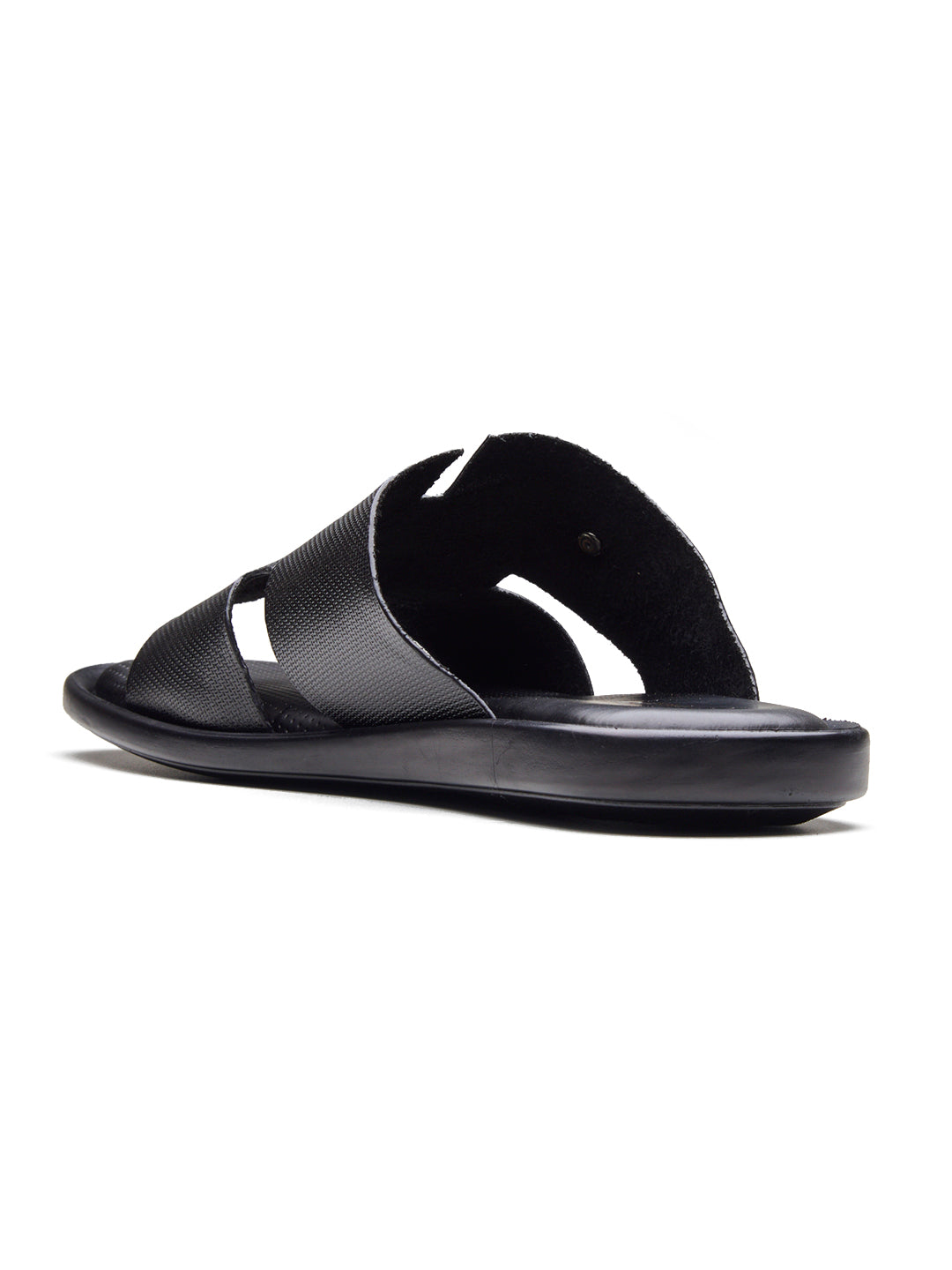 Vitale Leather Sandals Black