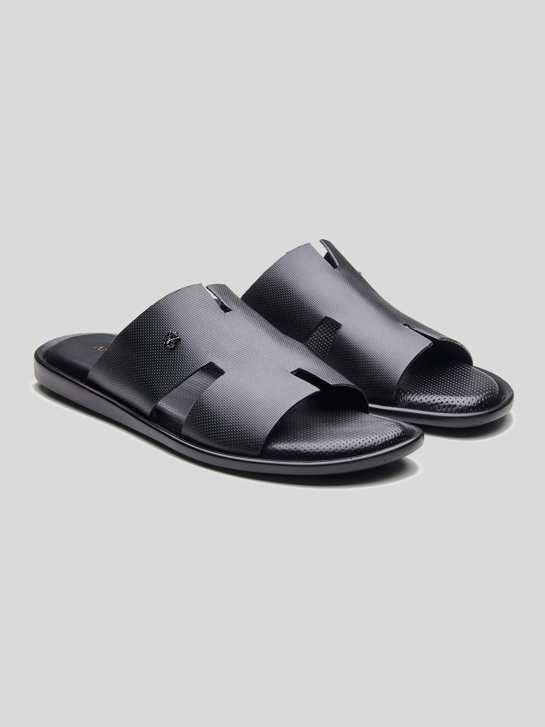 Vitale Leather Sandals Black