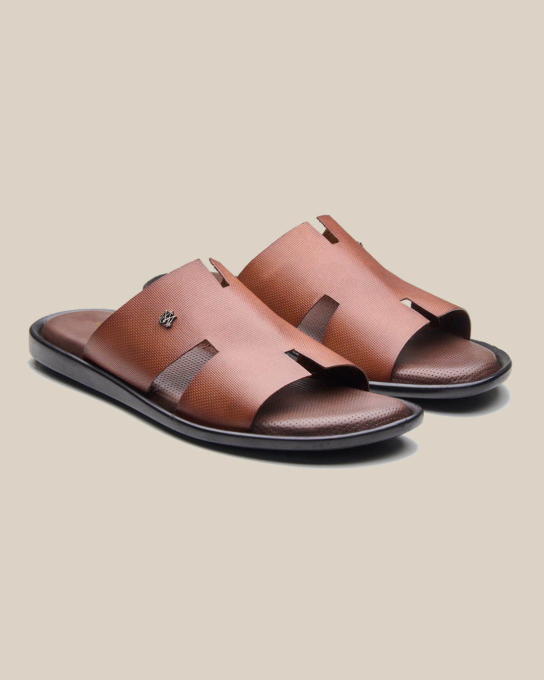 Vitale Leather Sandals Tan