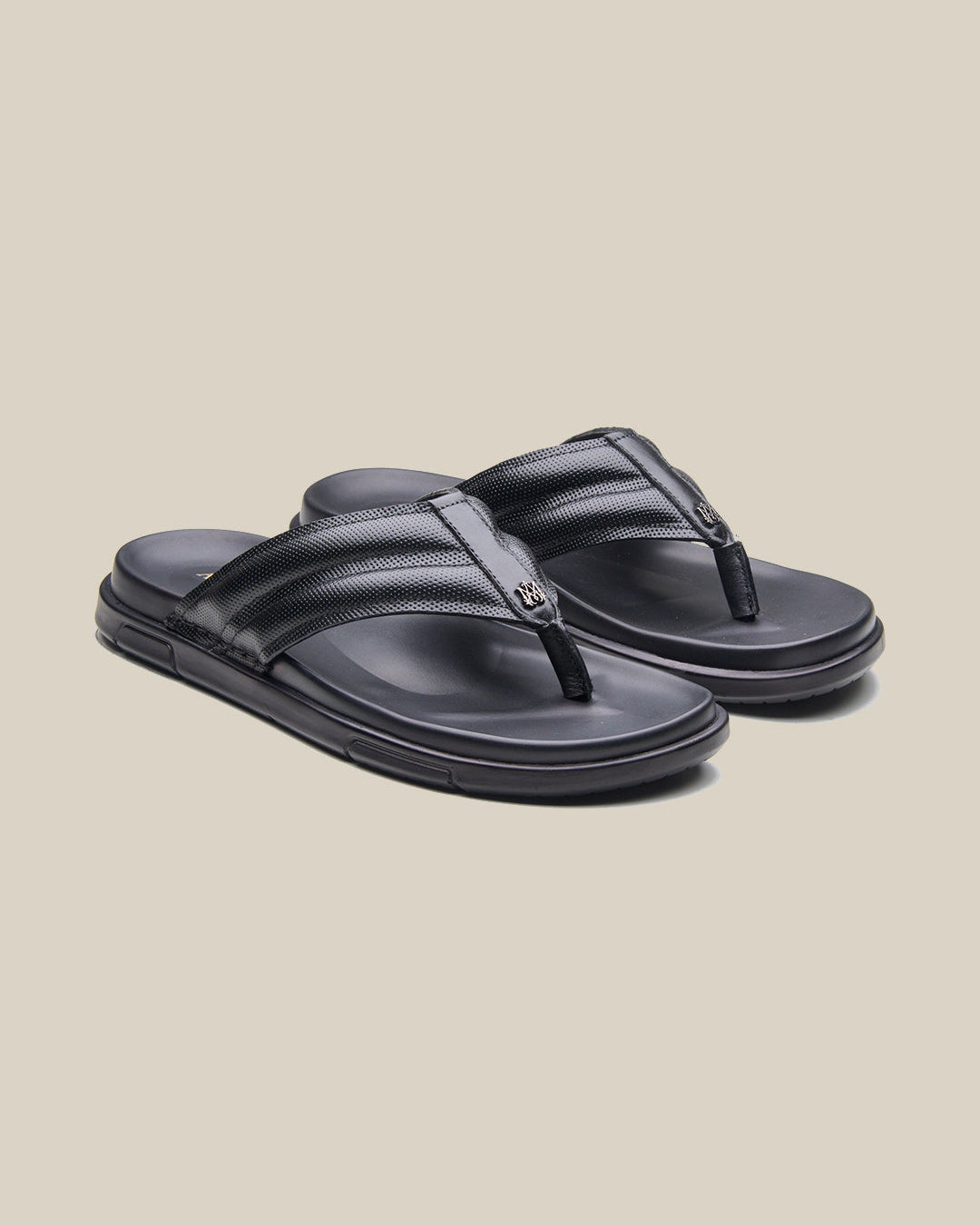 Viviano Leather Sandals Black