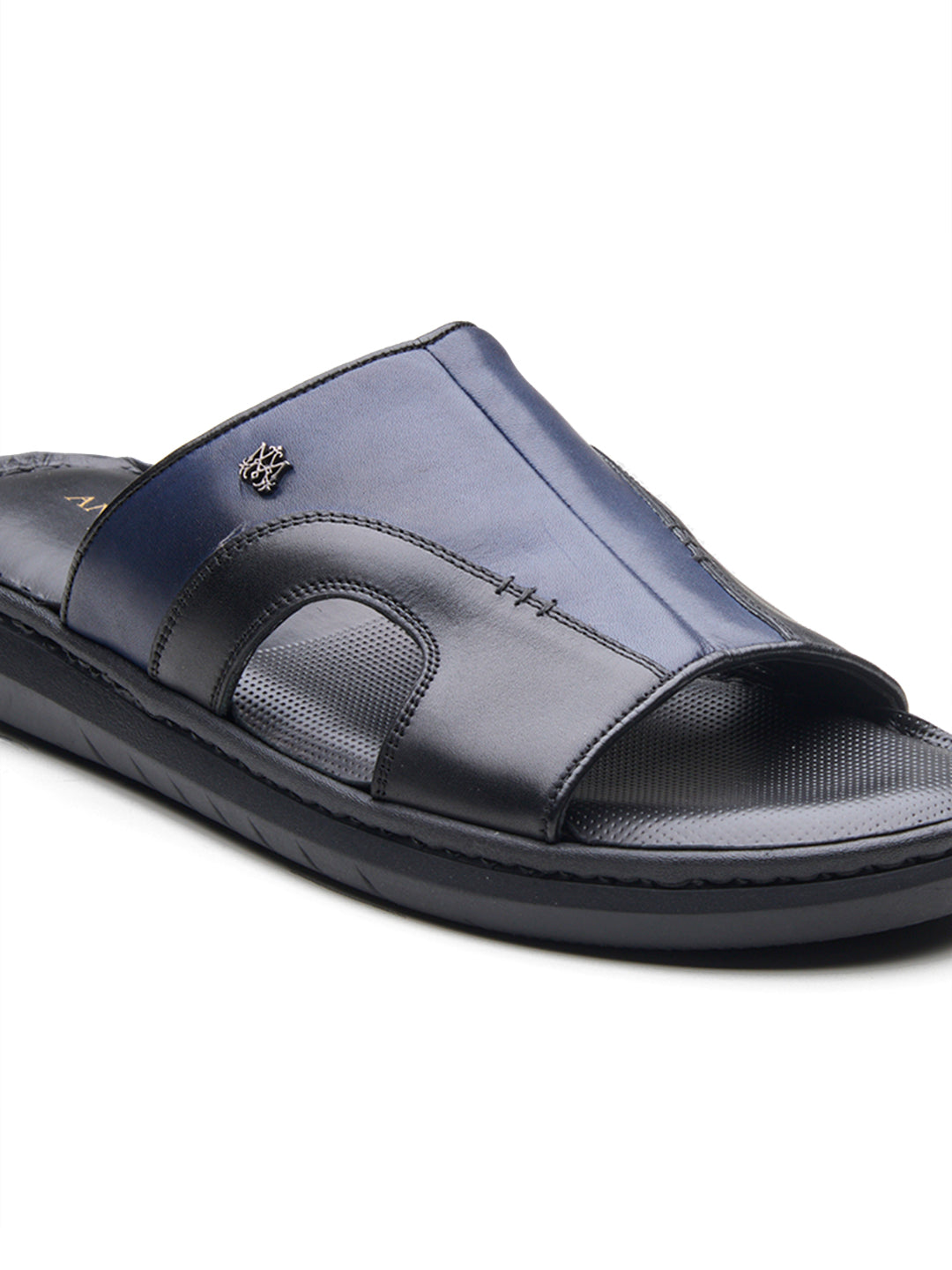 Voltur Leather Sandals Navy-Black