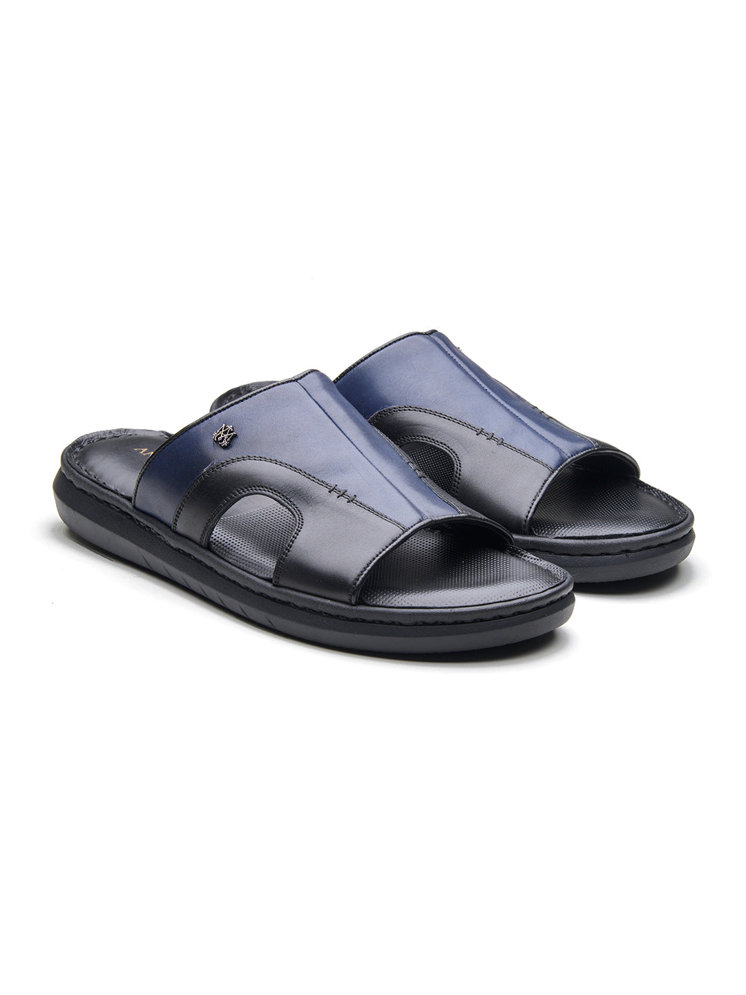 Voltur Leather Sandals Navy-Black