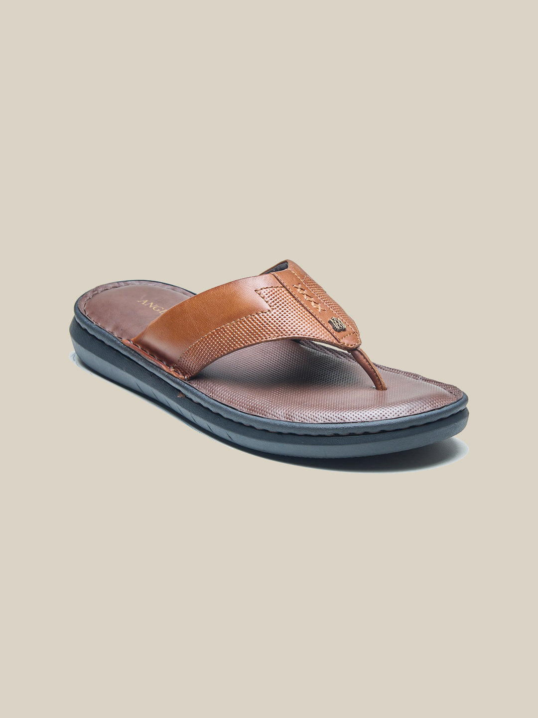 Vulcano Leather Sandals Tan