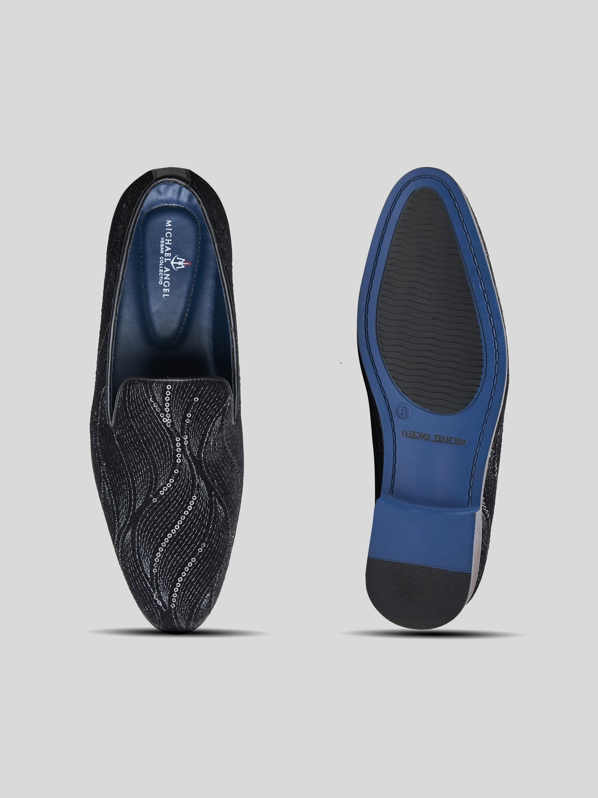 Gabriele Ethnic Slip Ons Black