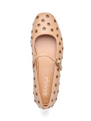 Michael Angelo's Etoile Mary Janes For Women (Beige)